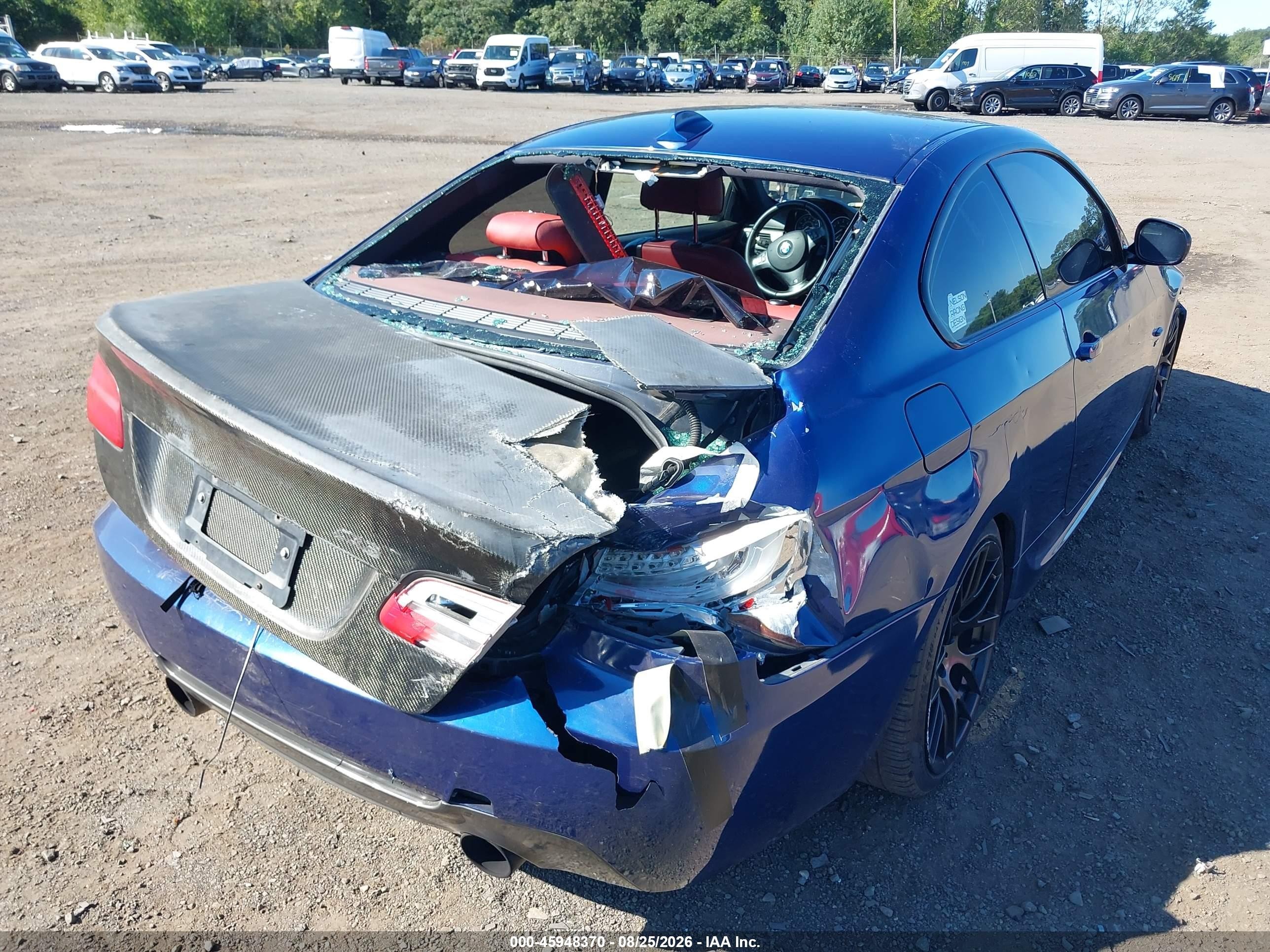 2013 Bmw 335i Xdrive Blue vin: WBAKF9C56DE672735