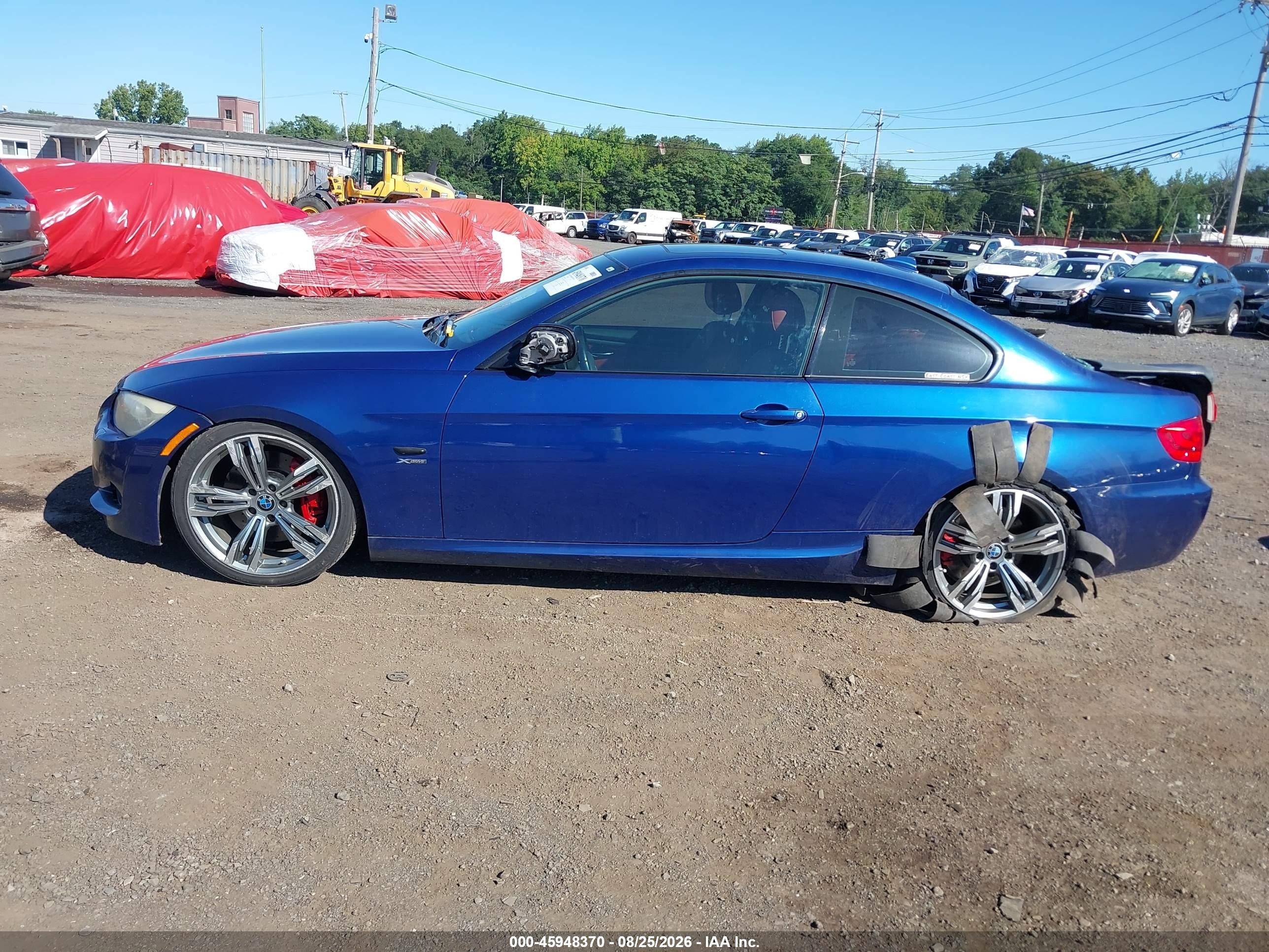 2013 Bmw 335i Xdrive Blue vin: WBAKF9C56DE672735