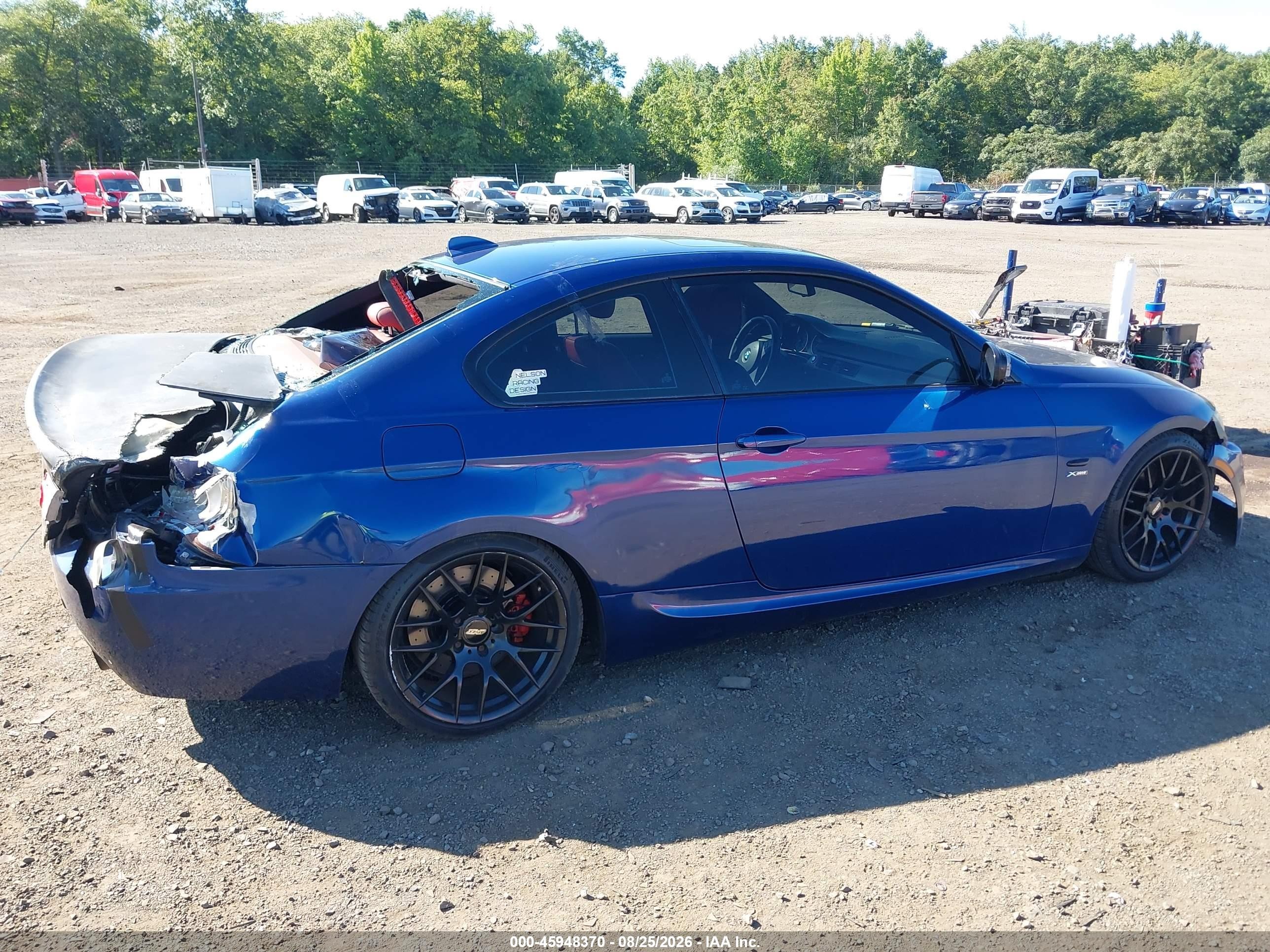 2013 Bmw 335i Xdrive Blue vin: WBAKF9C56DE672735