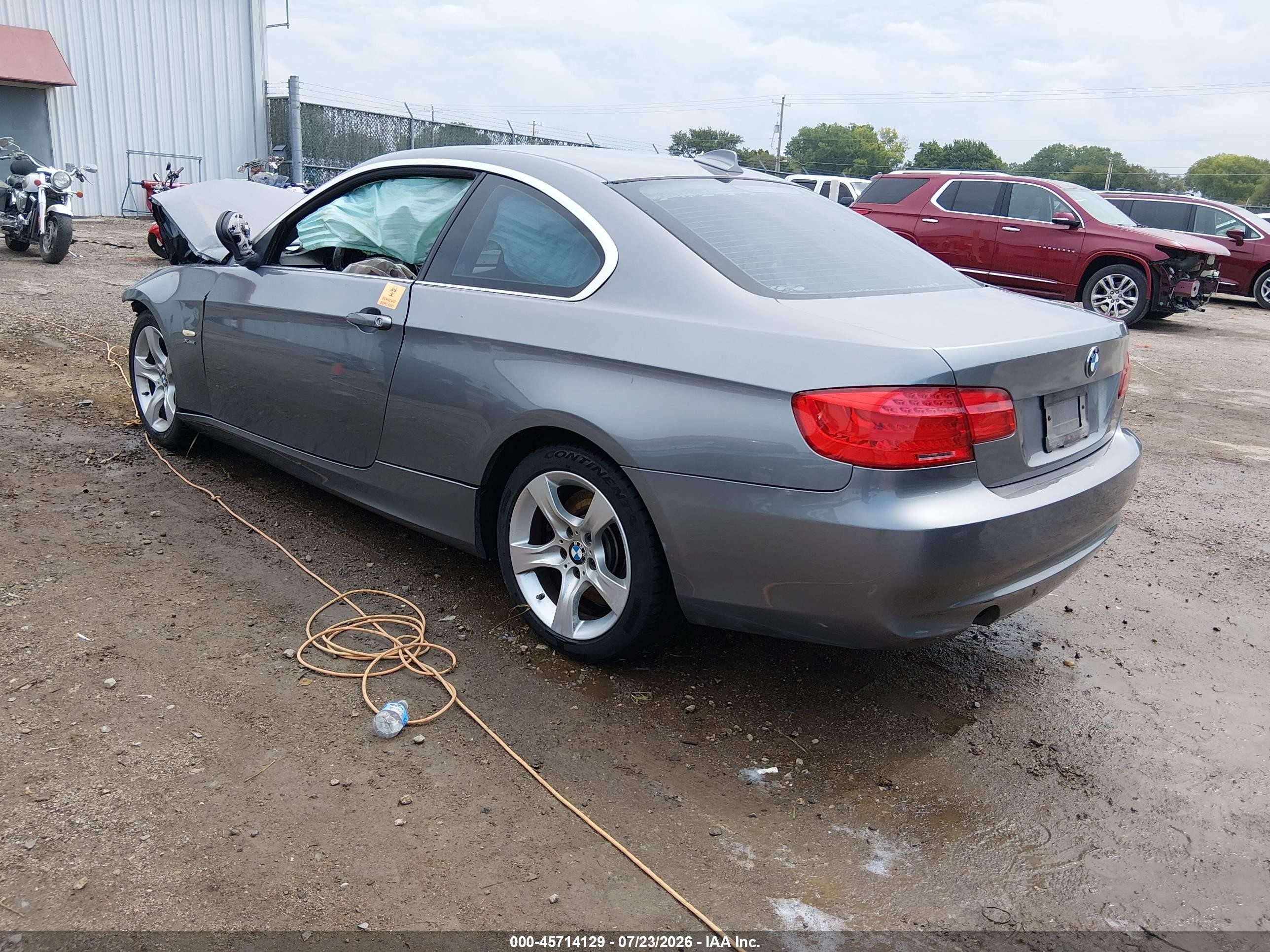 2013 Bmw 335i Xdrive Gray vin: WBAKF9C59DE672731