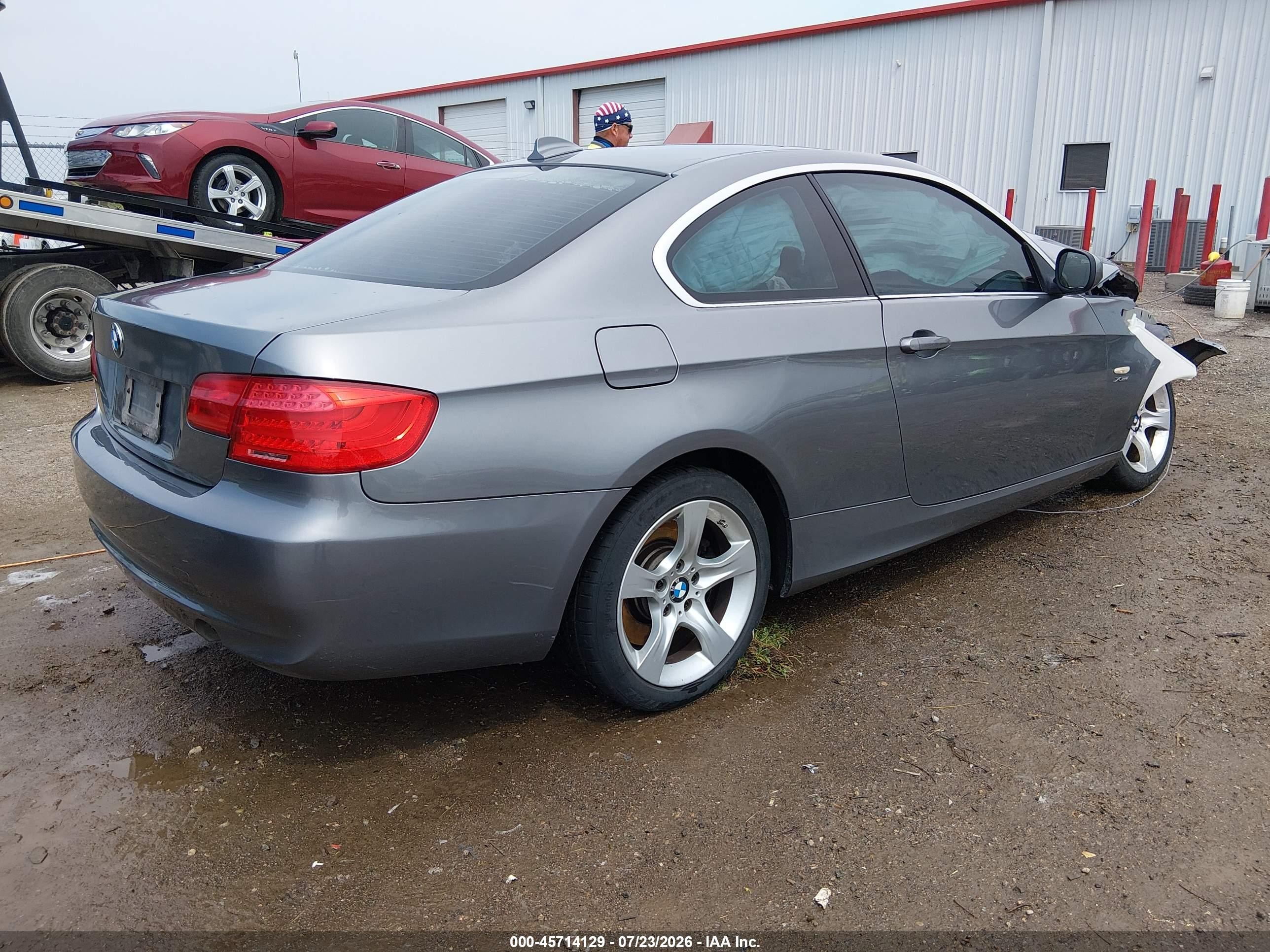 2013 Bmw 335i Xdrive Gray vin: WBAKF9C59DE672731