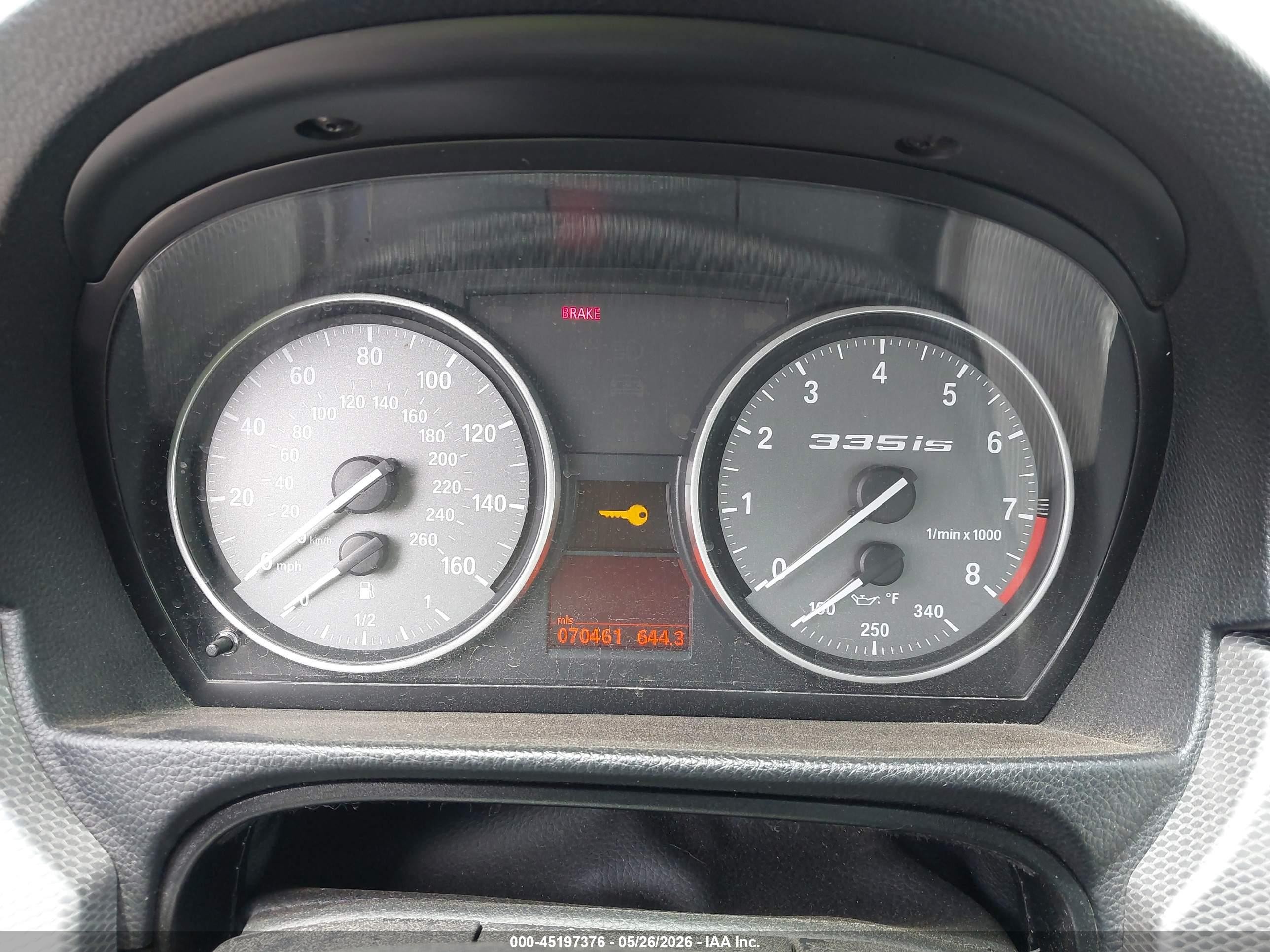 2011 Bmw 335is White vin: WBAKG1C52BE362853