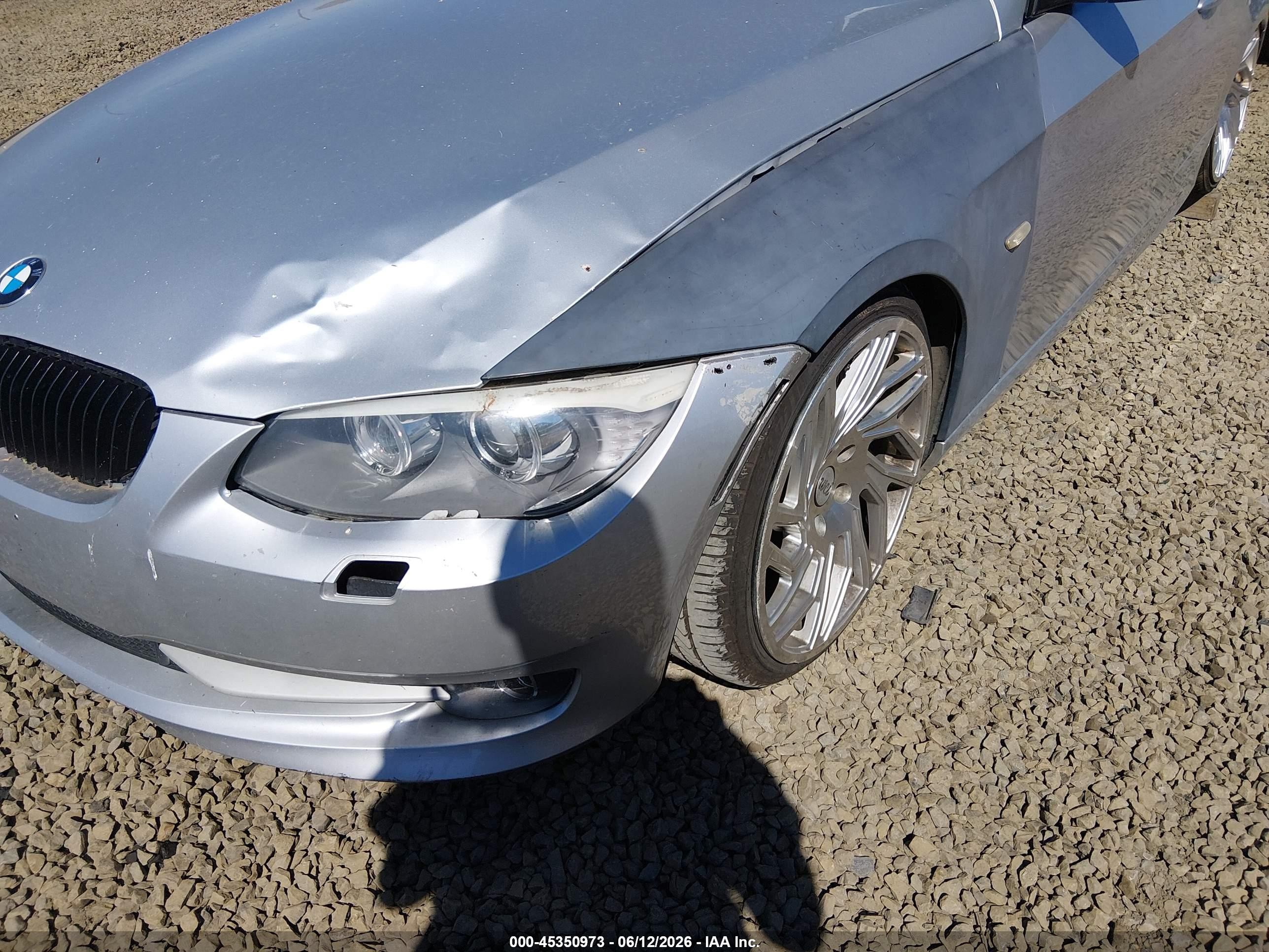 2011 Bmw 335i   Silver vin: WBAKG7C50BE262737