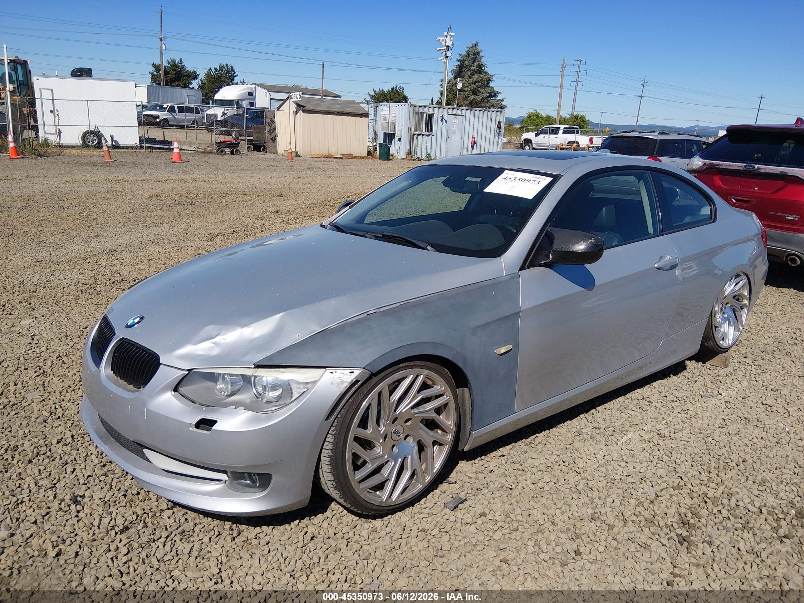 2011 Bmw 335i   Silver vin: WBAKG7C50BE262737