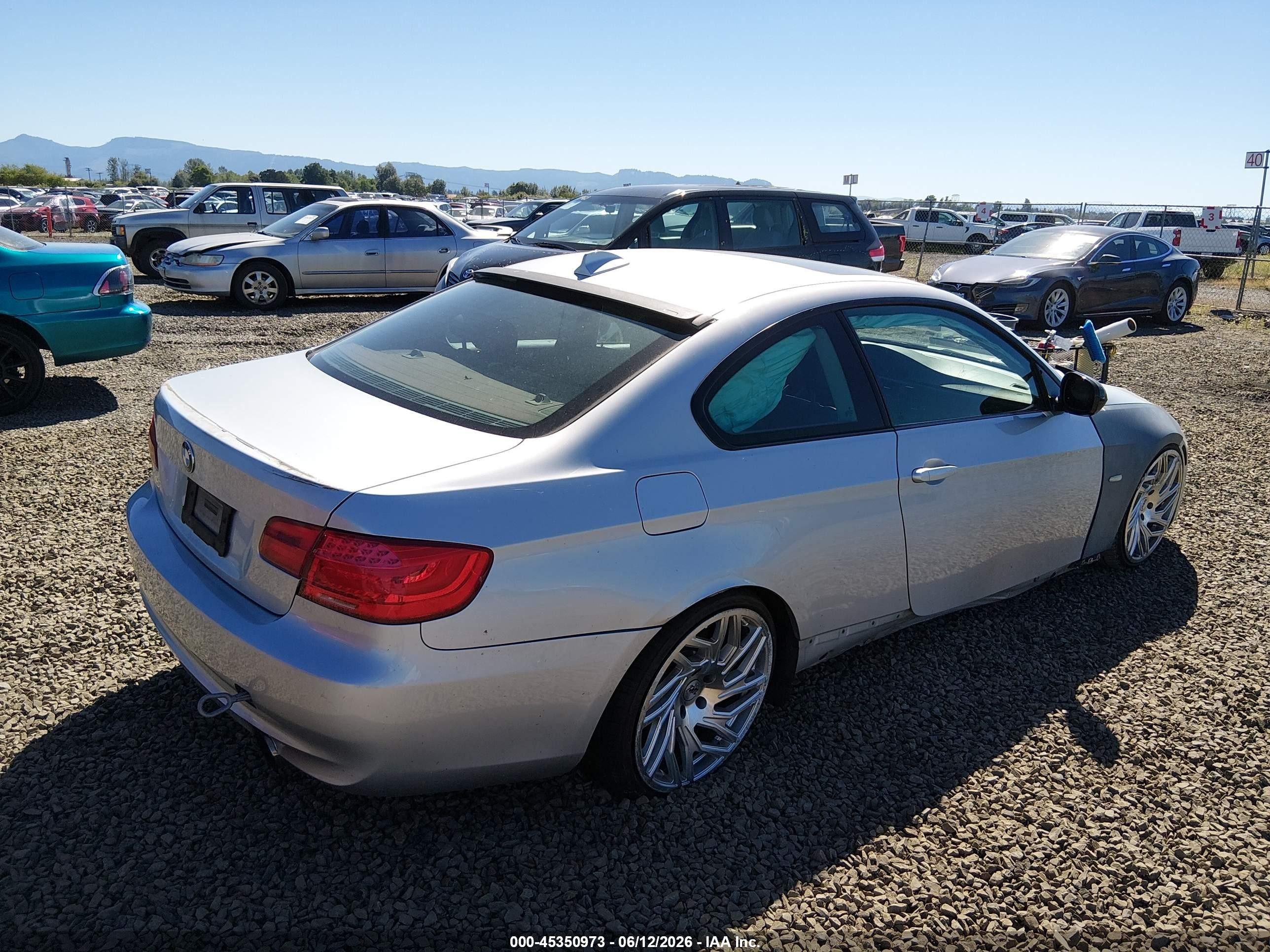 2011 Bmw 335i   Silver vin: WBAKG7C50BE262737