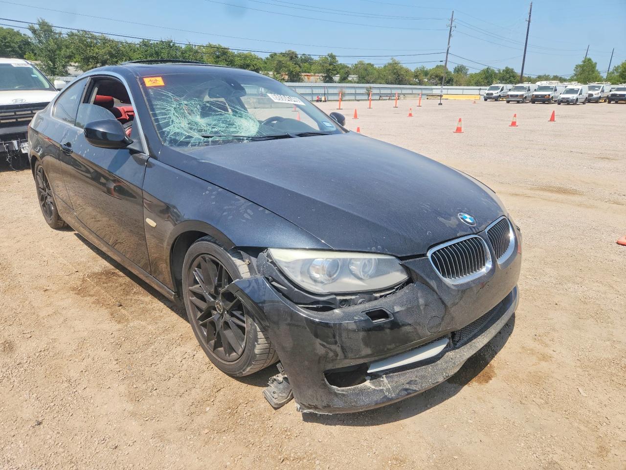 2011 Bmw 335 I Black vin: WBAKG7C51BE598445