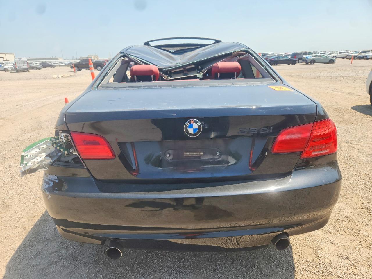 2011 Bmw 335 I Black vin: WBAKG7C51BE598445