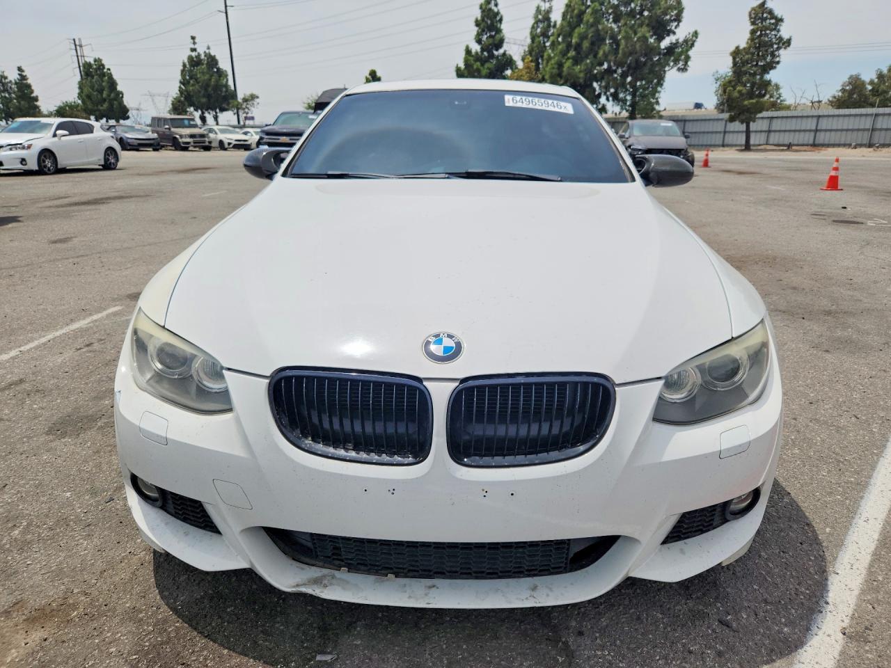 2011 Bmw 335 I White vin: WBAKG7C52BE801780