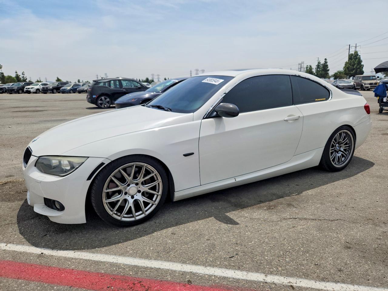 2011 Bmw 335 I White vin: WBAKG7C52BE801780