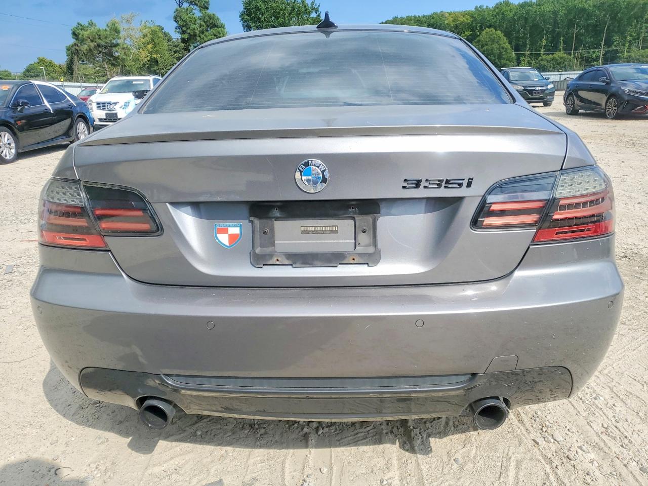 2011 Bmw 335 I Gray vin: WBAKG7C53BE263820
