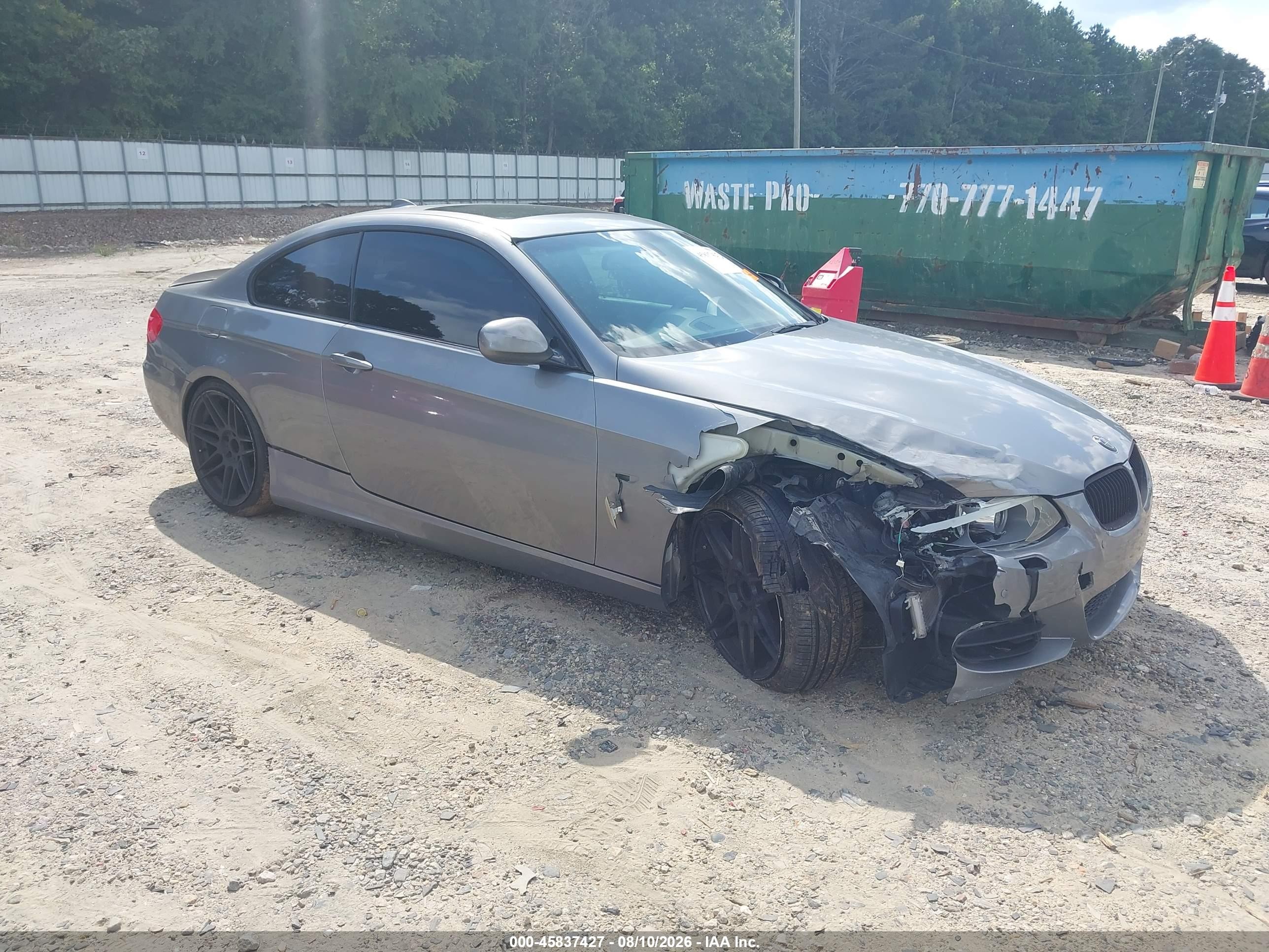 2011 Bmw 335i Gray vin: WBAKG7C53BE264420