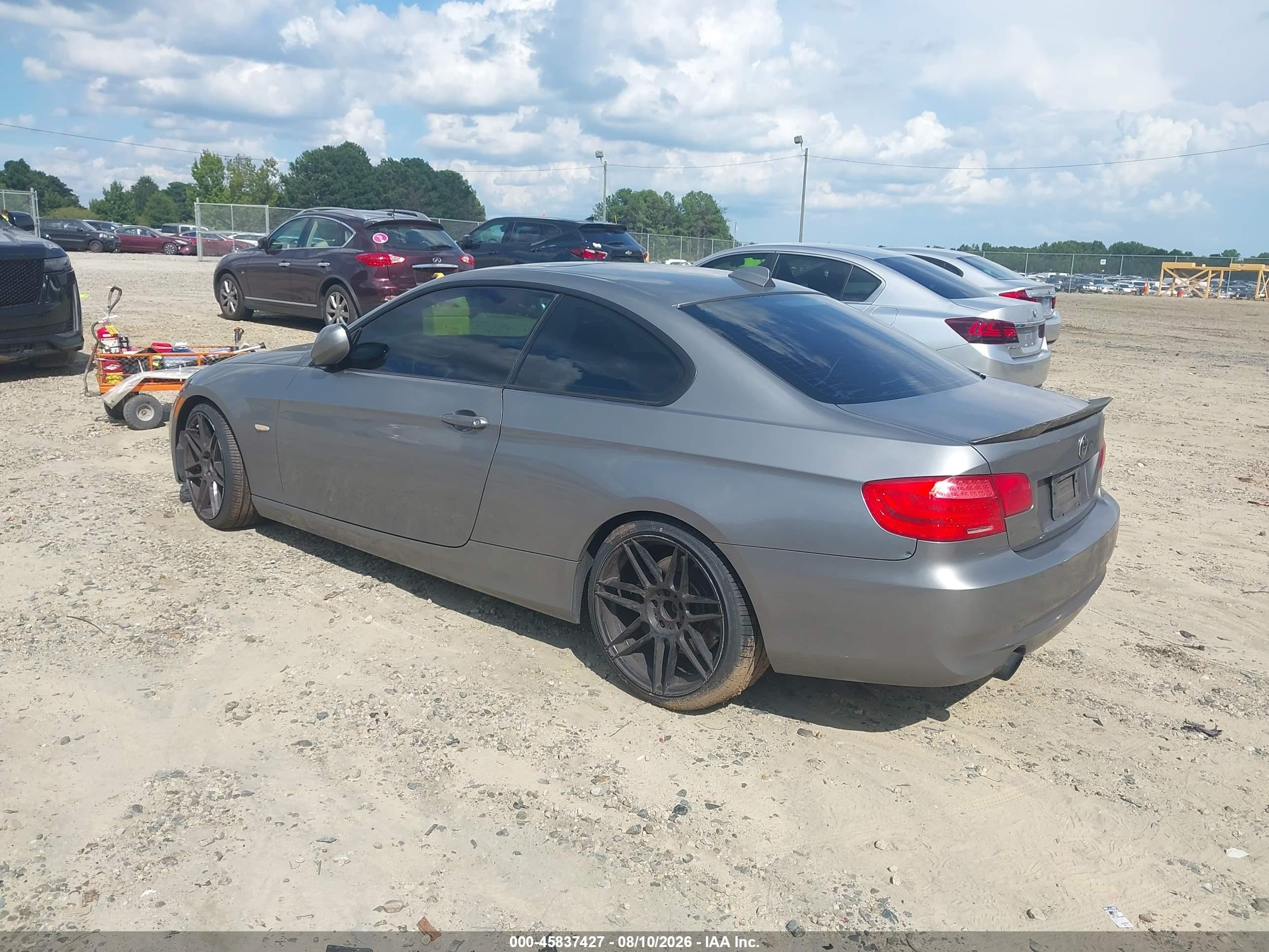 2011 Bmw 335i Gray vin: WBAKG7C53BE264420