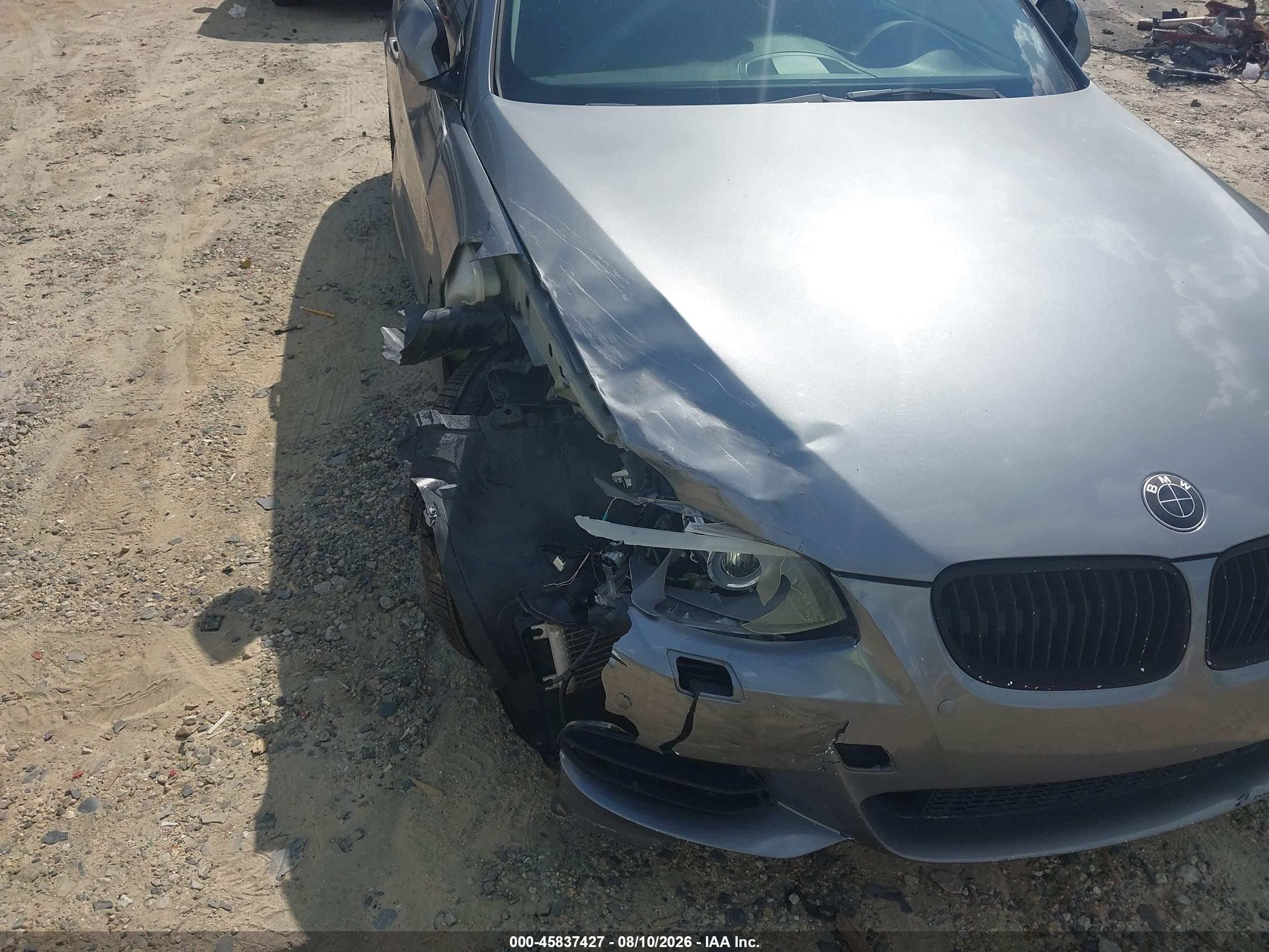 2011 Bmw 335i Gray vin: WBAKG7C53BE264420
