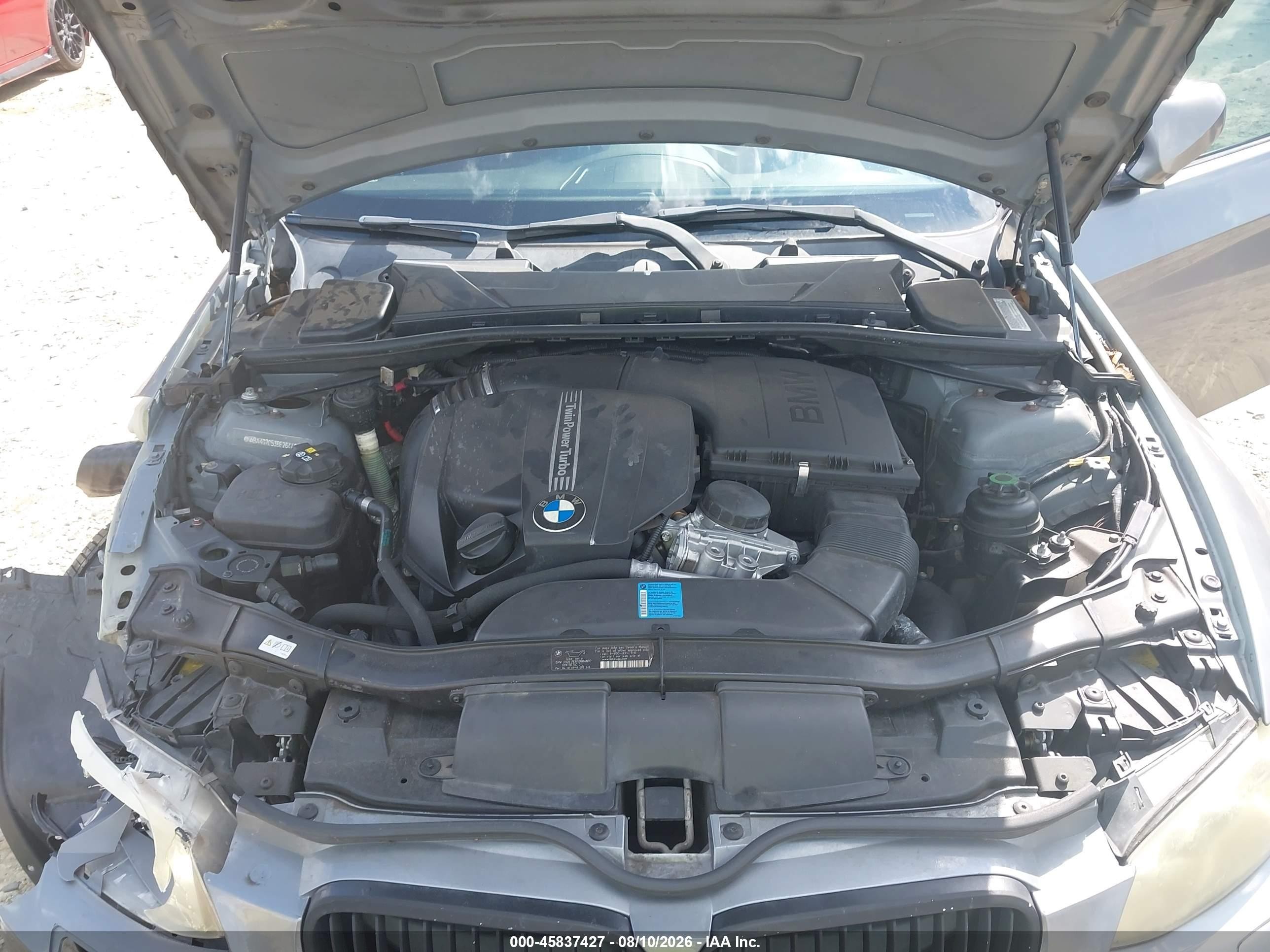 2011 Bmw 335i Gray vin: WBAKG7C53BE264420