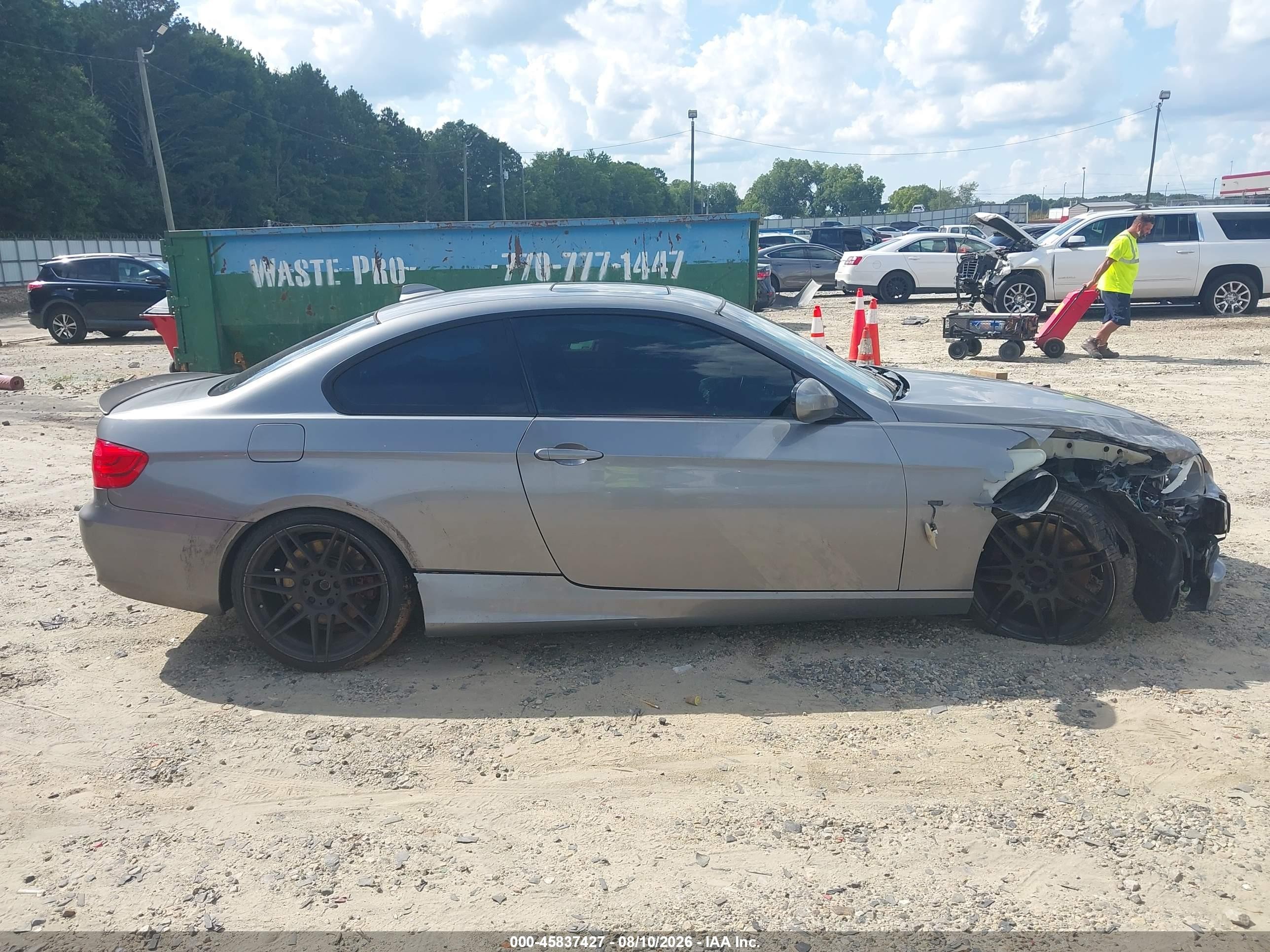 2011 Bmw 335i Gray vin: WBAKG7C53BE264420