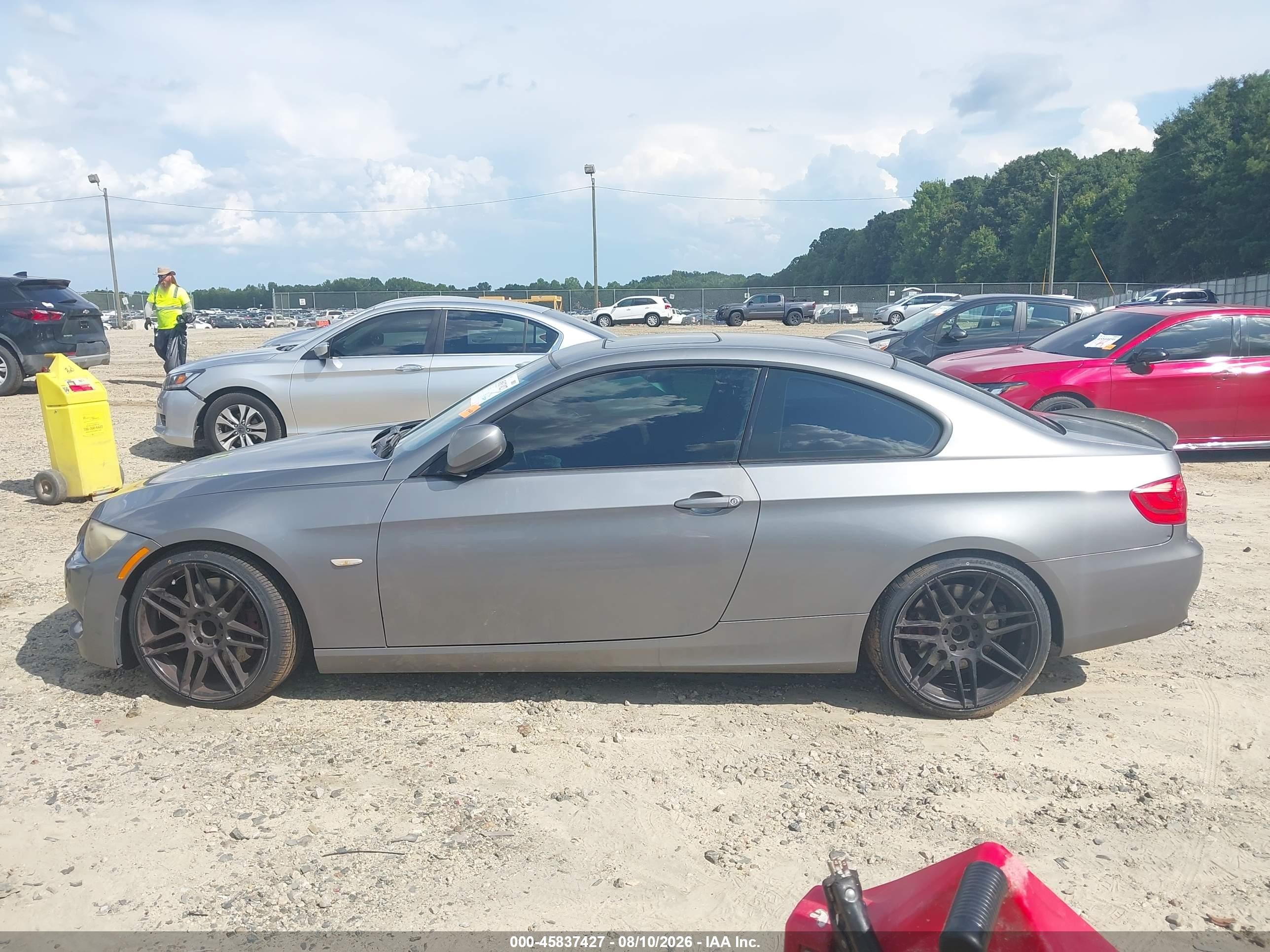 2011 Bmw 335i Gray vin: WBAKG7C53BE264420