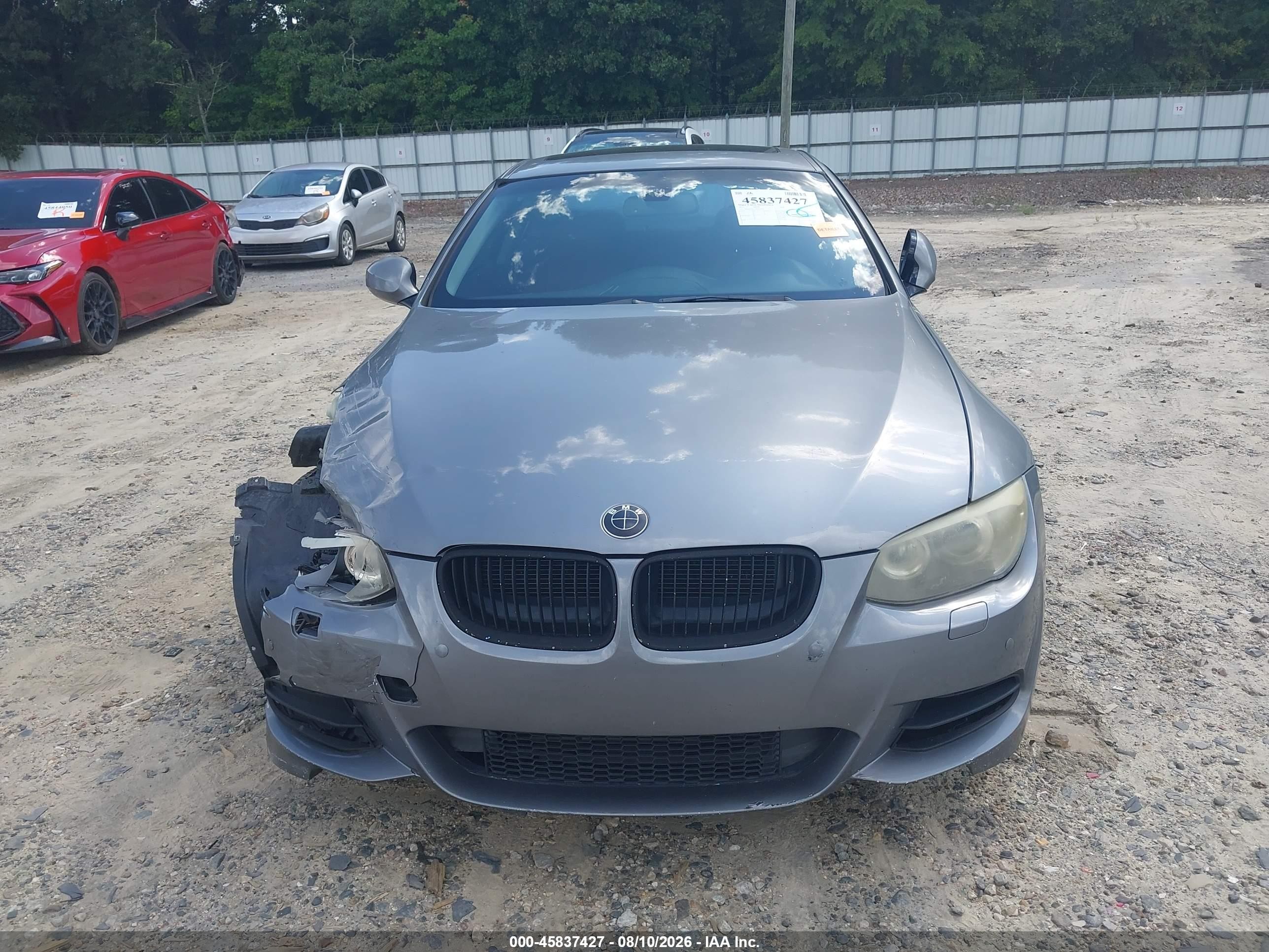 2011 Bmw 335i Gray vin: WBAKG7C53BE264420