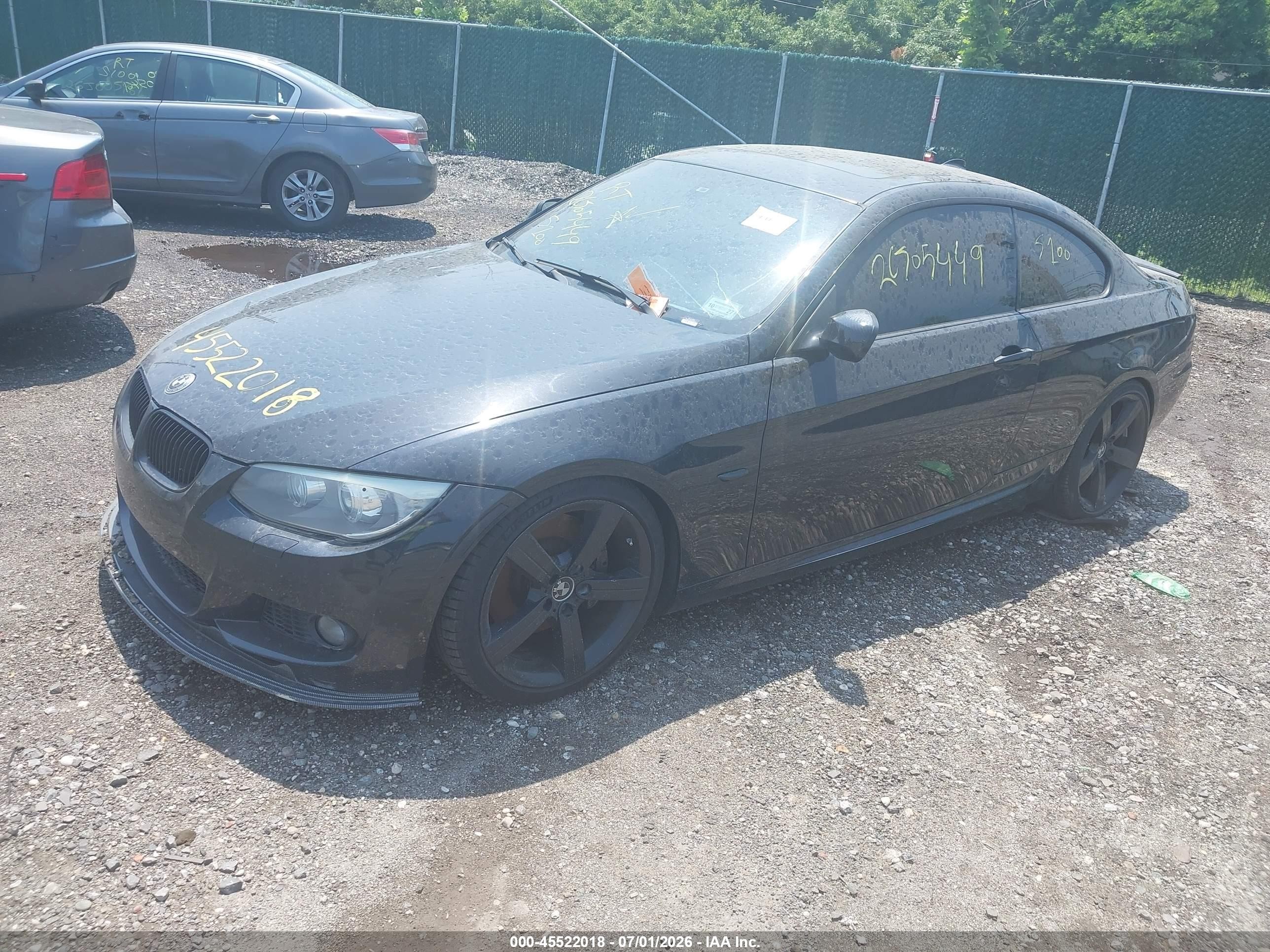 2011 Bmw 335i   Black vin: WBAKG7C53BE599077