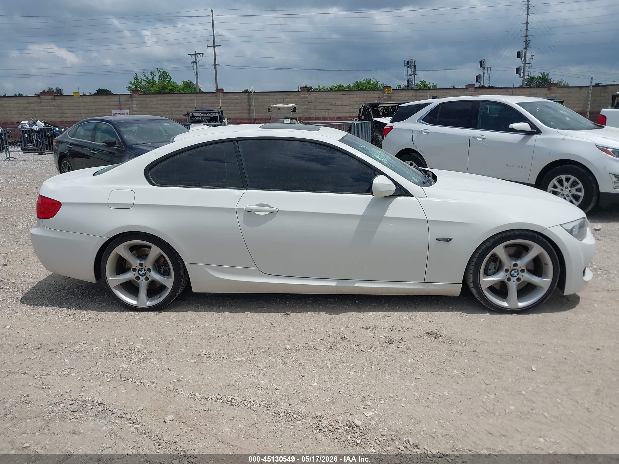 2013 Bmw 335i   White vin: WBAKG7C55DJ437994