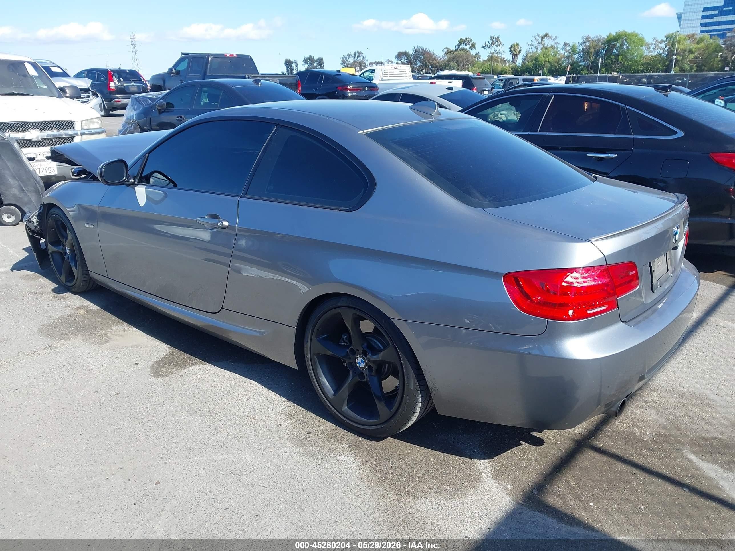2012 Bmw 335i   Gray vin: WBAKG7C57CE802165