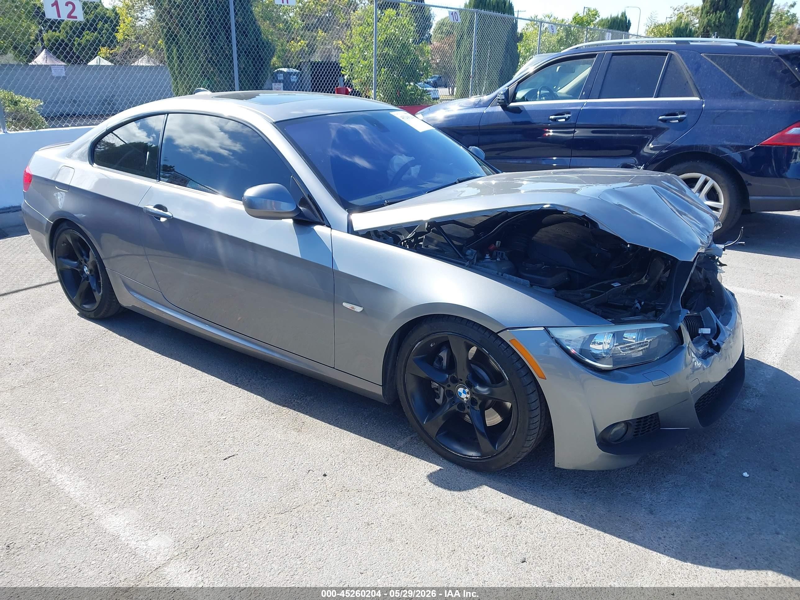 2012 Bmw 335i   Gray vin: WBAKG7C57CE802165