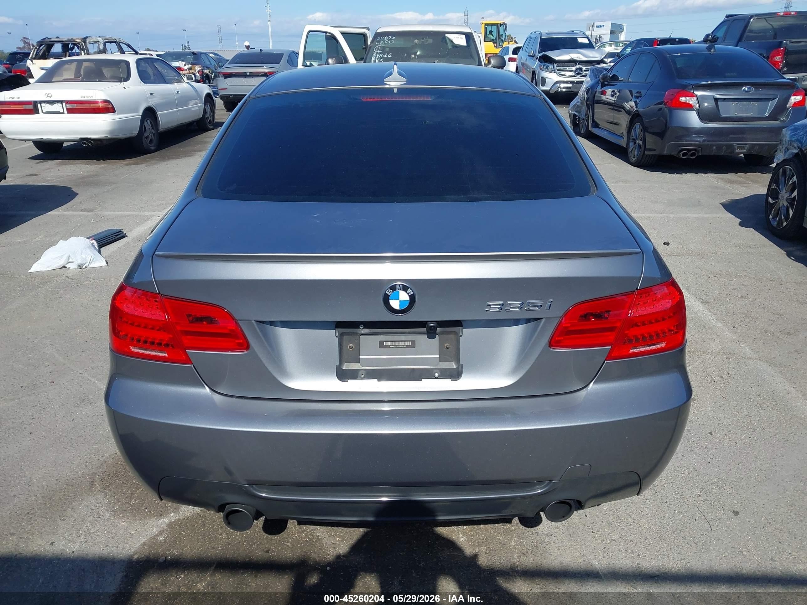 2012 Bmw 335i   Gray vin: WBAKG7C57CE802165