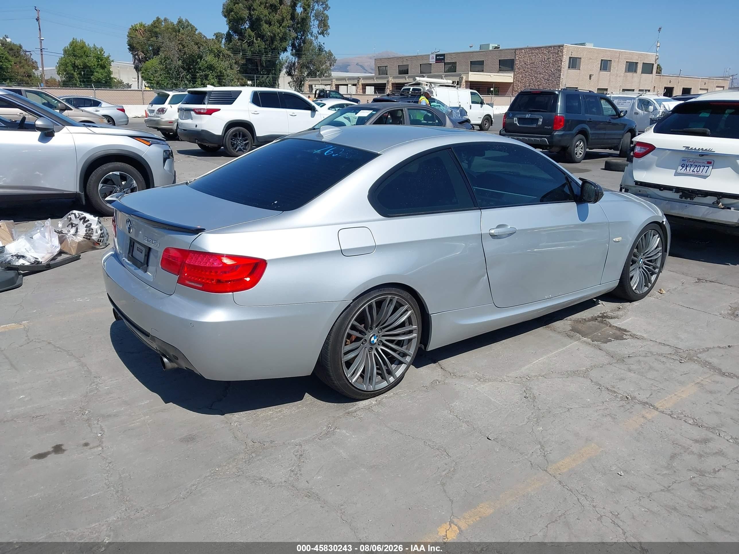 2013 Bmw 335i   Gray vin: WBAKG7C58DJ437620