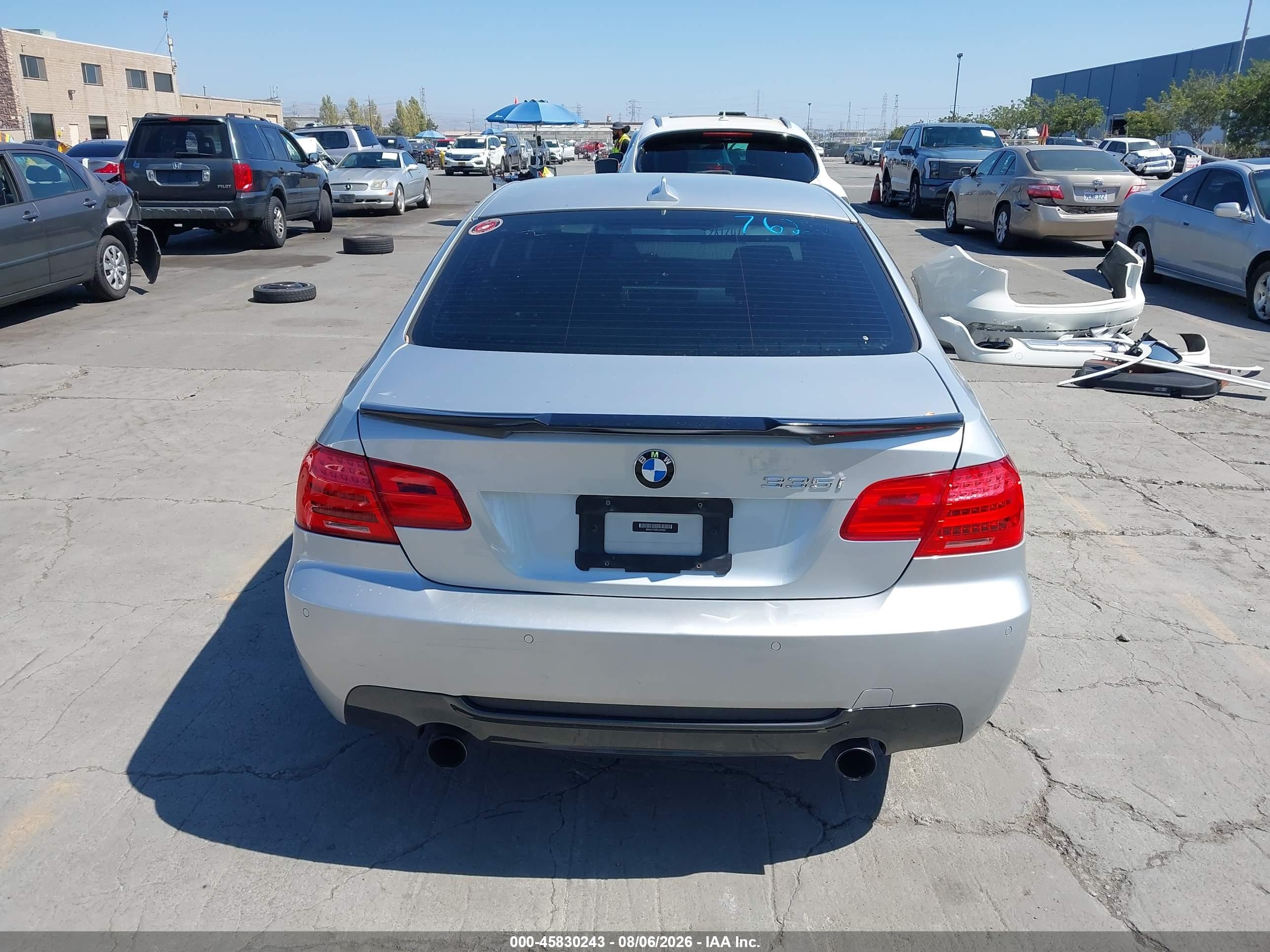 2013 Bmw 335i   Gray vin: WBAKG7C58DJ437620