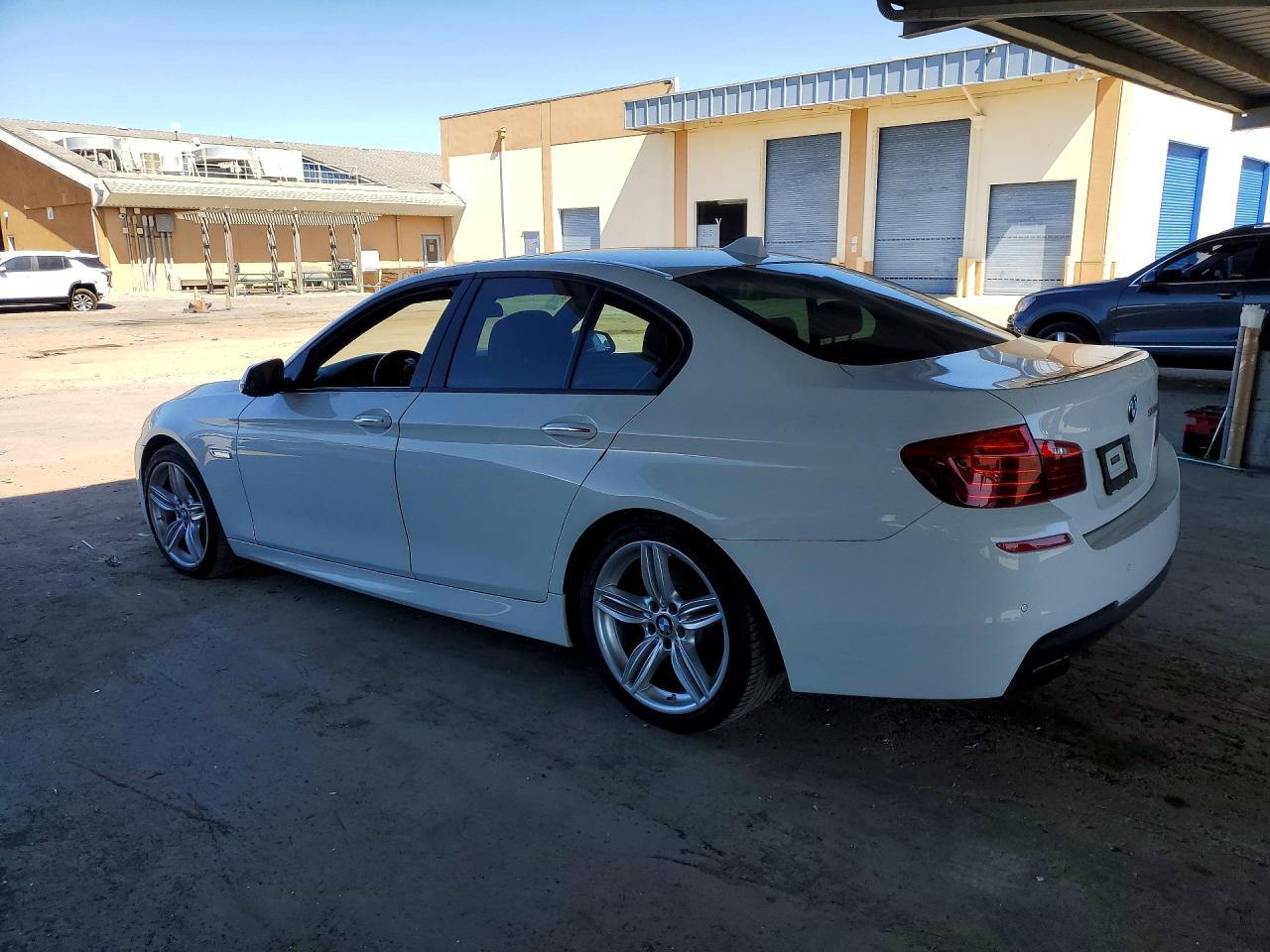 2014 Bmw 550 I White vin: WBAKN9C50ED681523