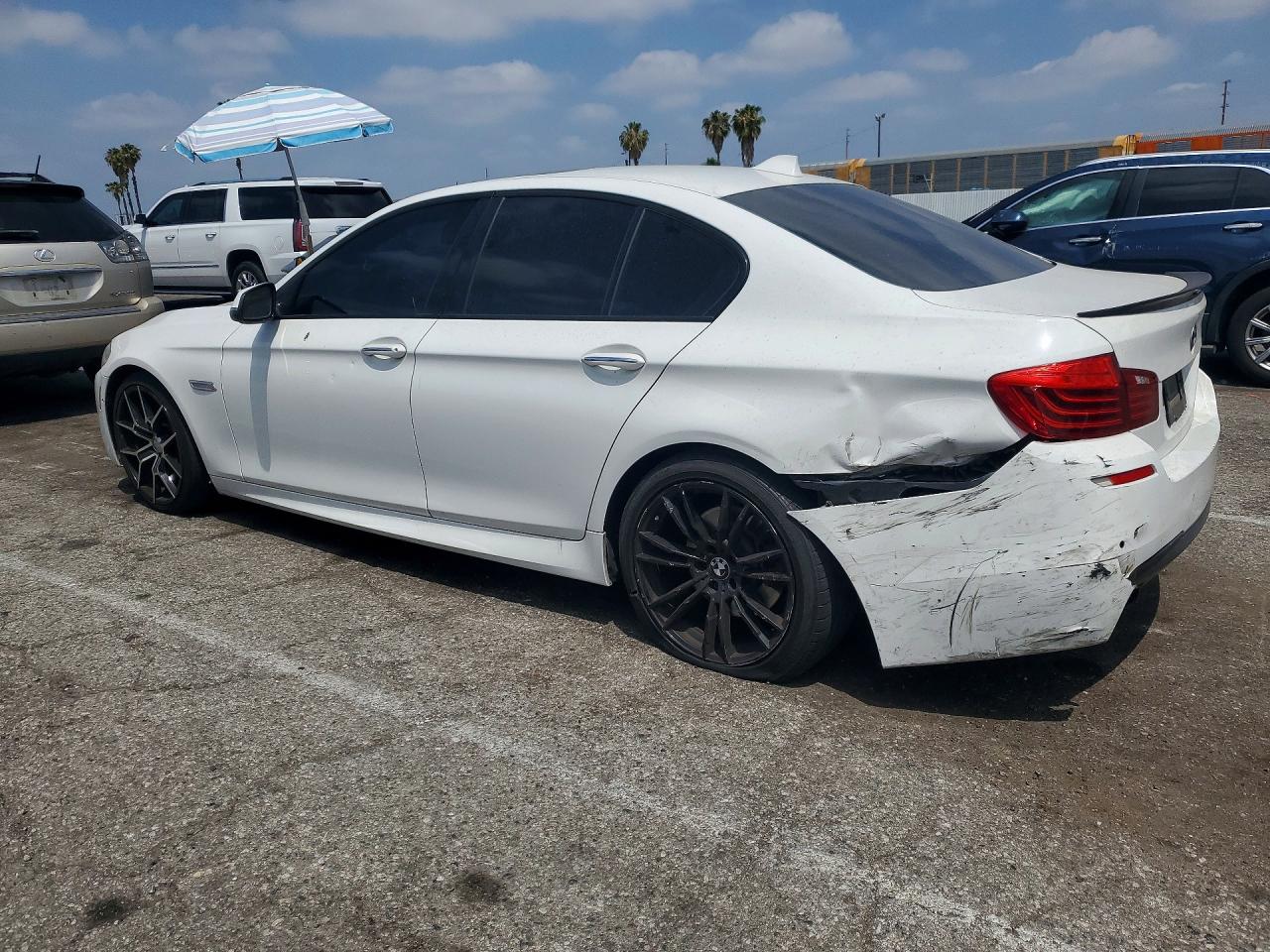 2014 Bmw 550 I Белый vin: WBAKN9C51ED681532