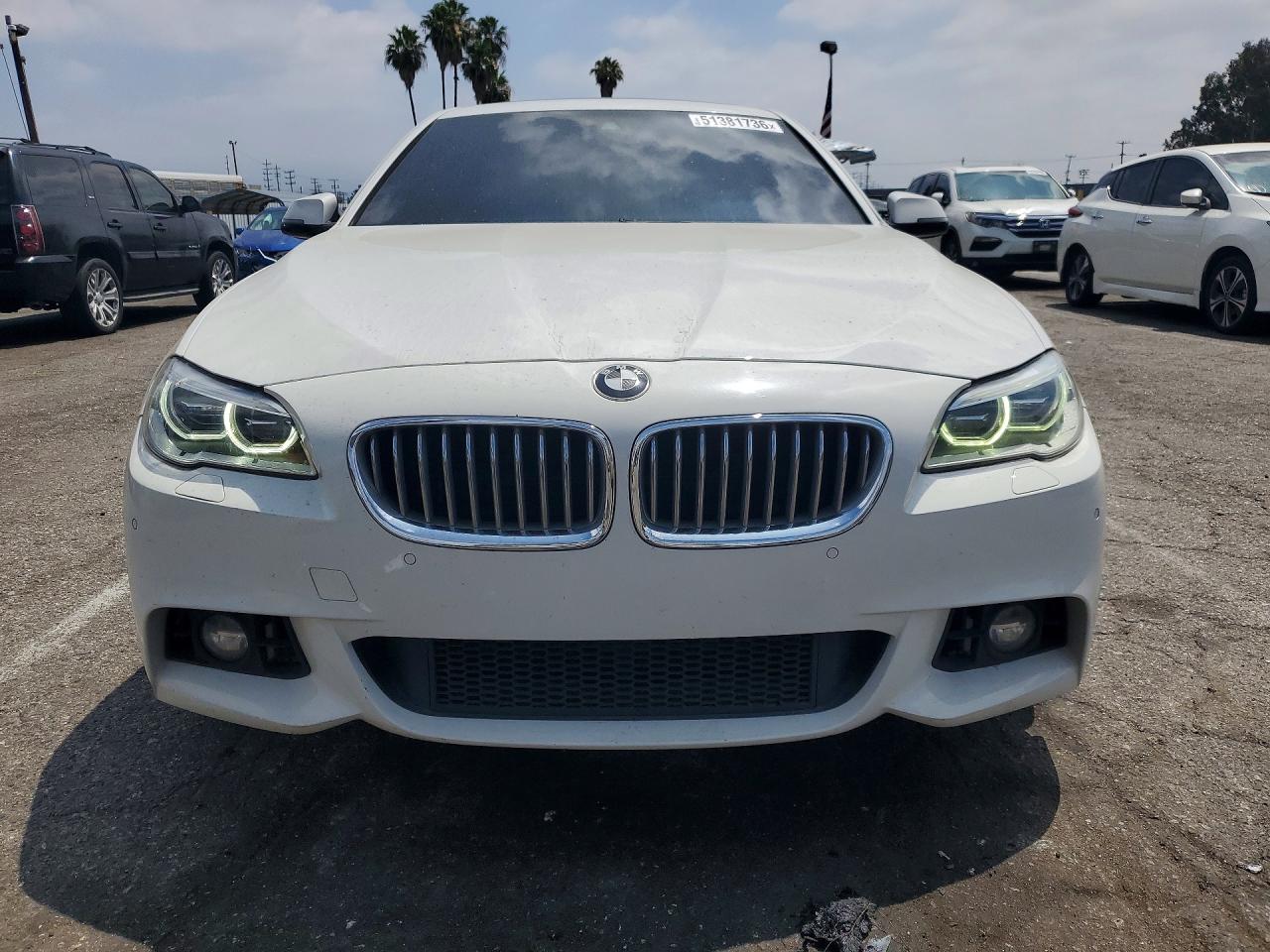 2014 Bmw 550 I Белый vin: WBAKN9C51ED681532