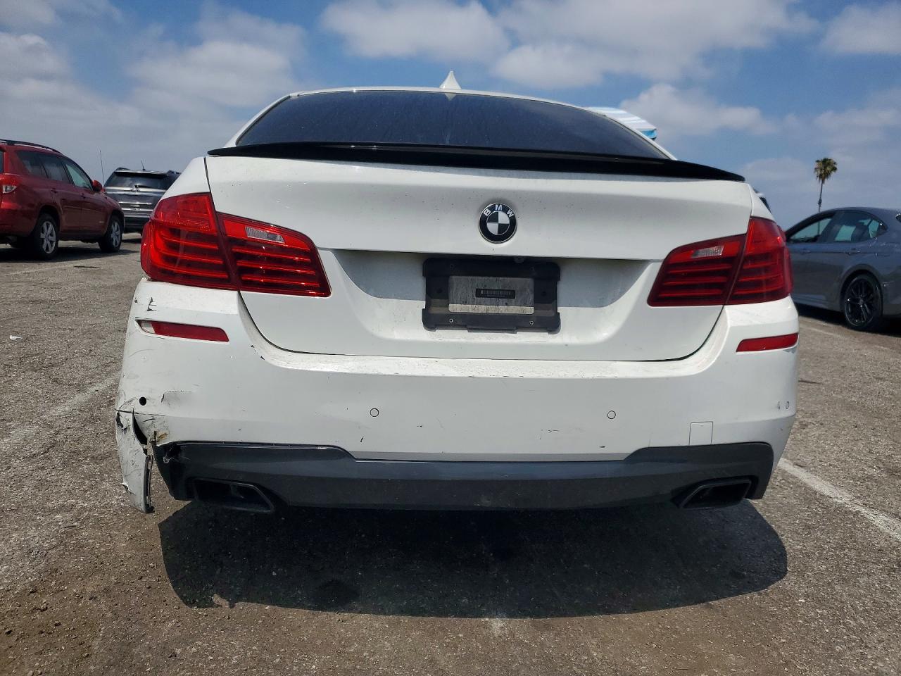 2014 Bmw 550 I Белый vin: WBAKN9C51ED681532