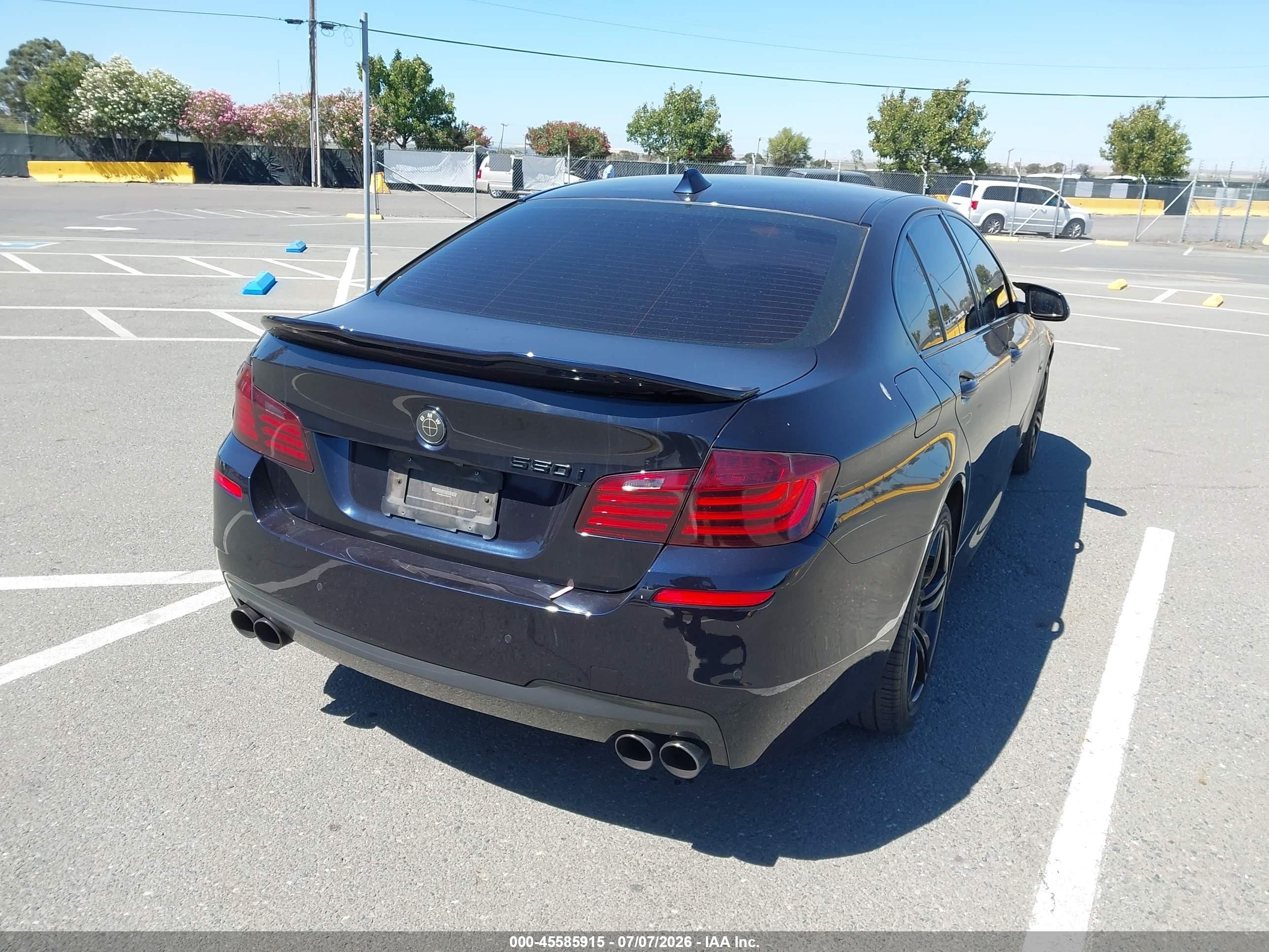 2014 Bmw 550i   Black vin: WBAKN9C52ED000732