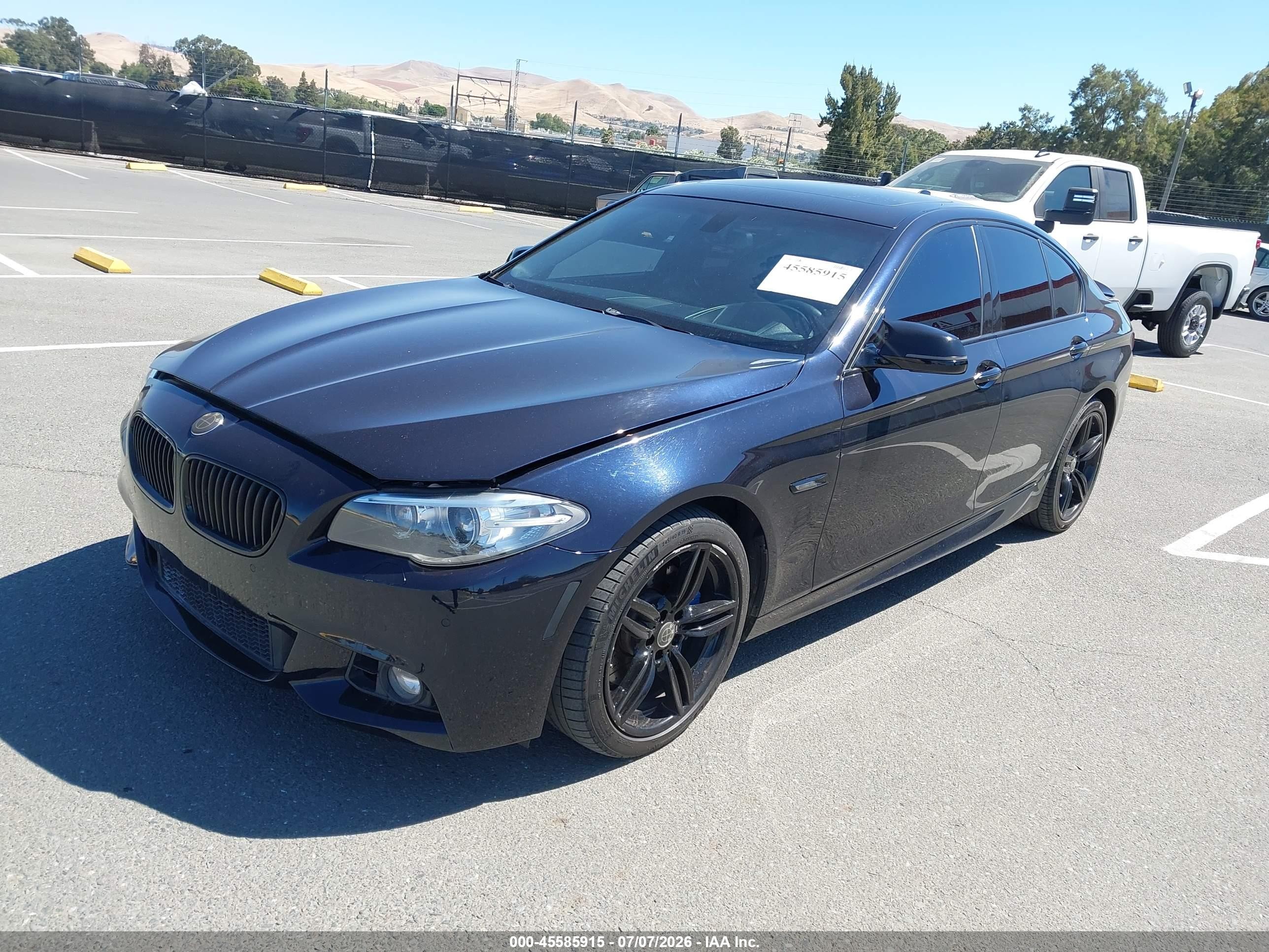 2014 Bmw 550i   Black vin: WBAKN9C52ED000732