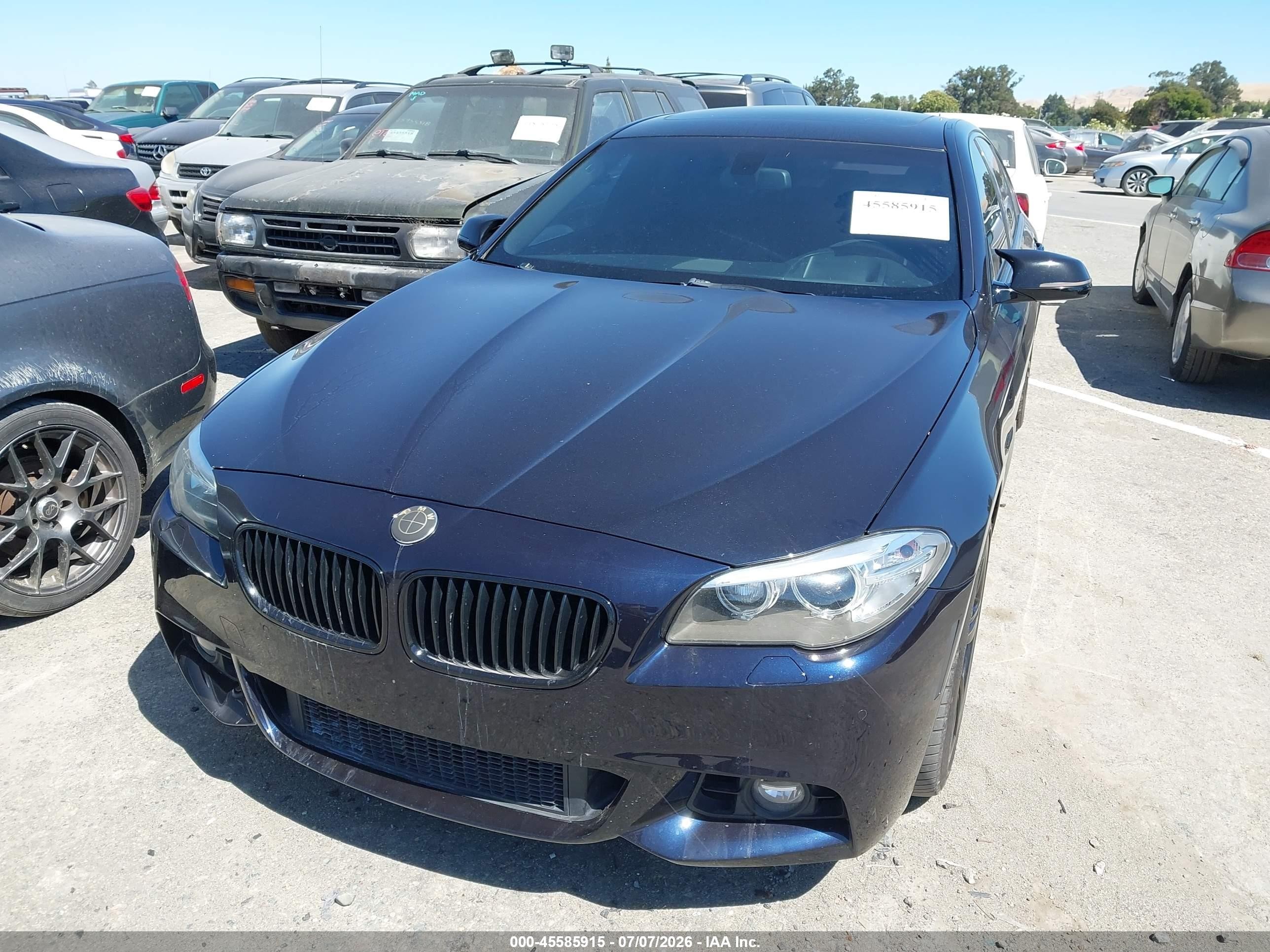 2014 Bmw 550i   Black vin: WBAKN9C52ED000732