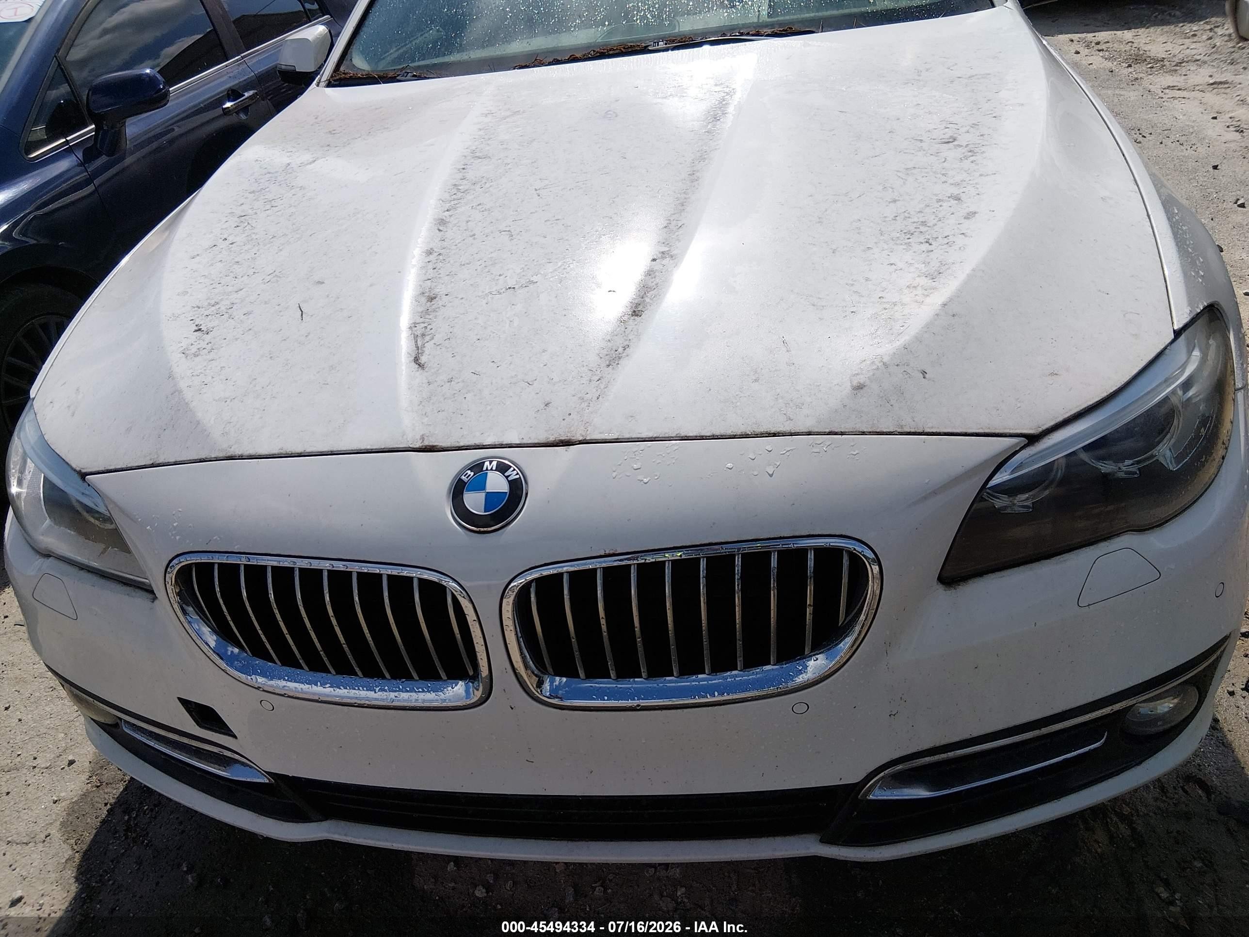 2014 Bmw 550i   White vin: WBAKN9C54ED680844