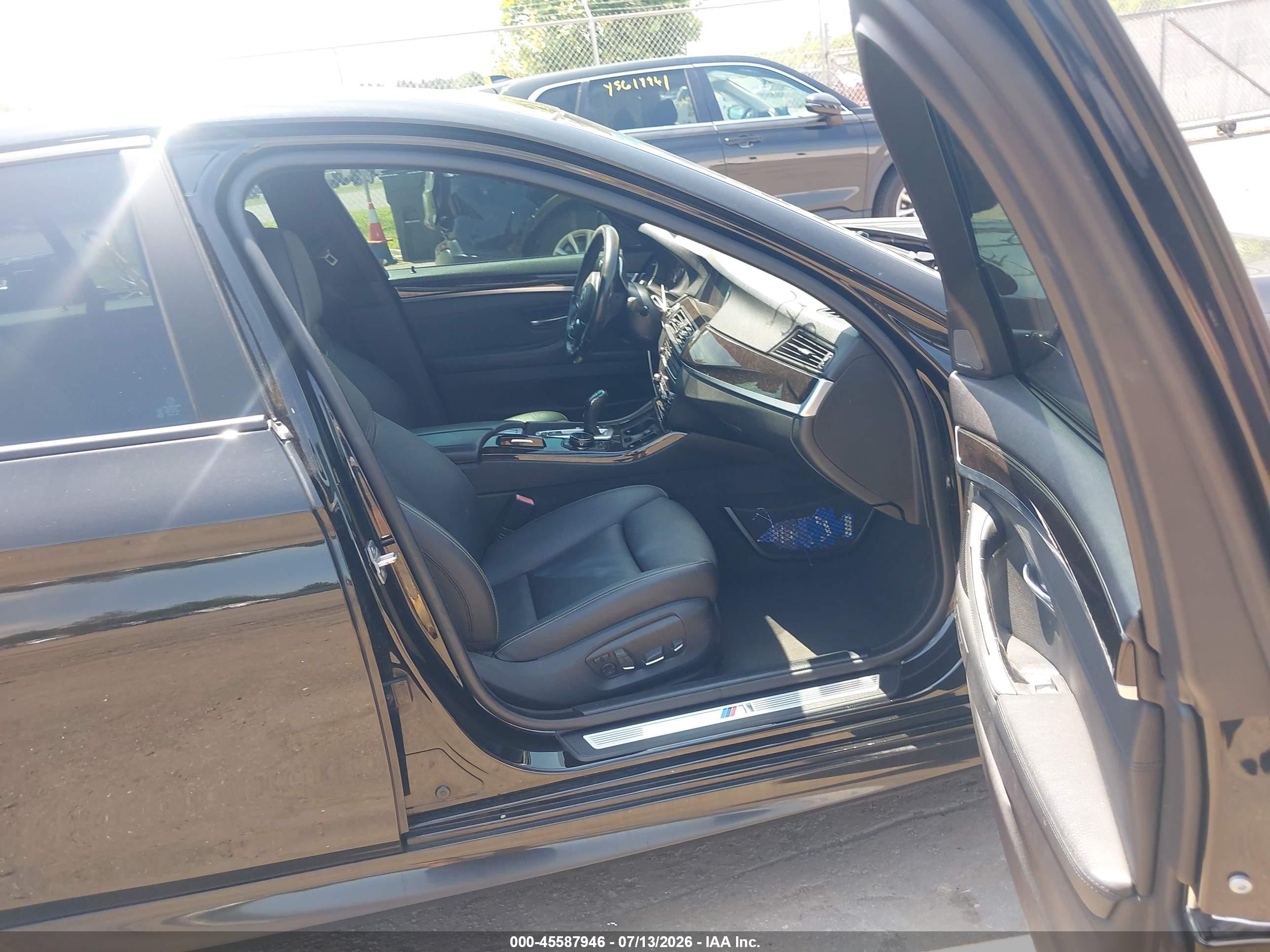 2014 Bmw 550i Black vin: WBAKN9C54ED681217