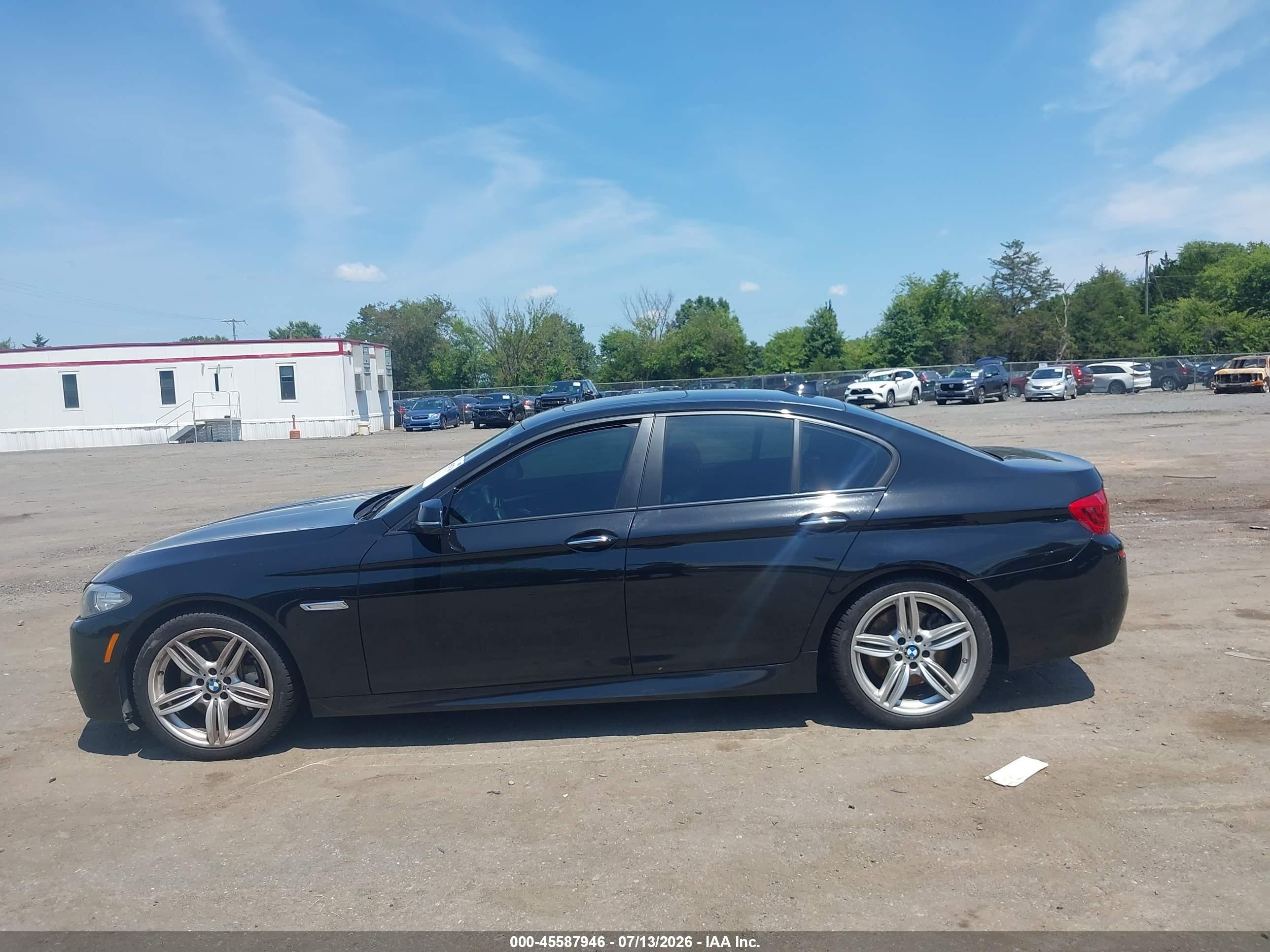 2014 Bmw 550i Black vin: WBAKN9C54ED681217