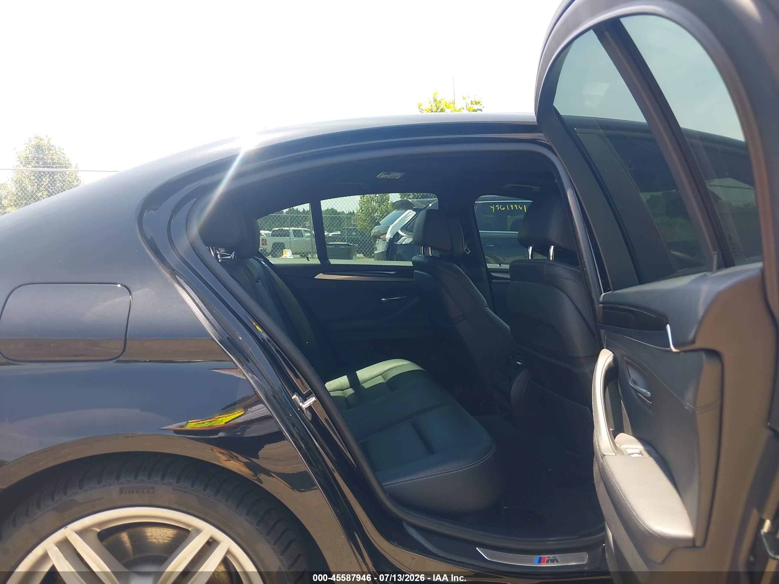 2014 Bmw 550i Black vin: WBAKN9C54ED681217