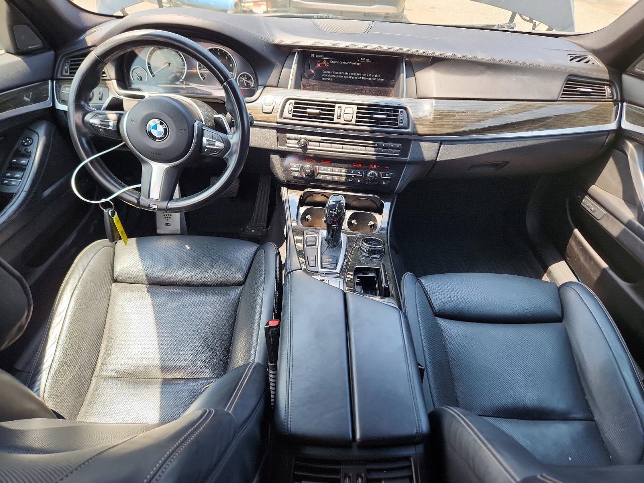 2016 Bmw 550 I Black vin: WBAKN9C54GD962047