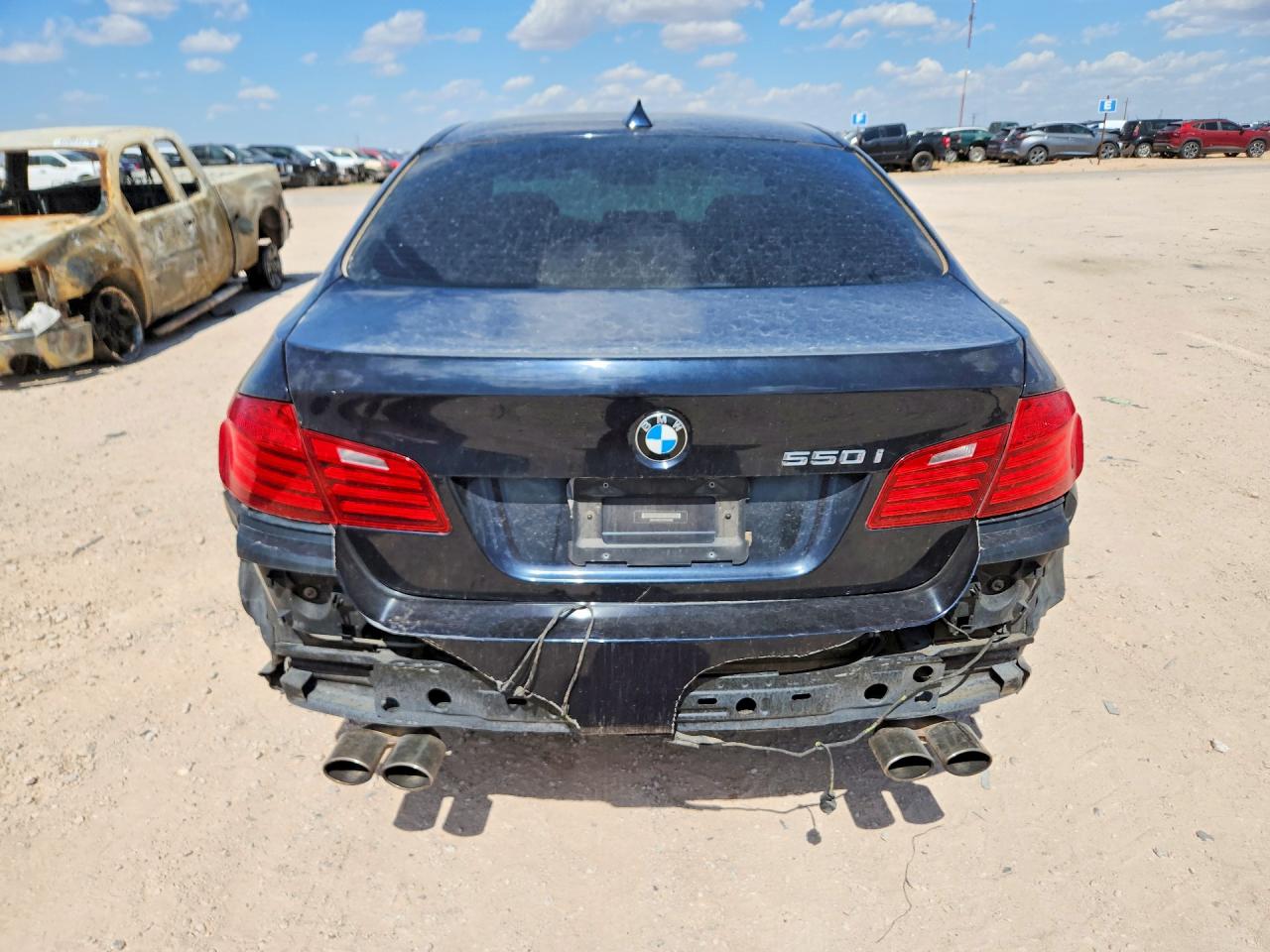 2014 Bmw 550 I Черный vin: WBAKN9C55ED000983