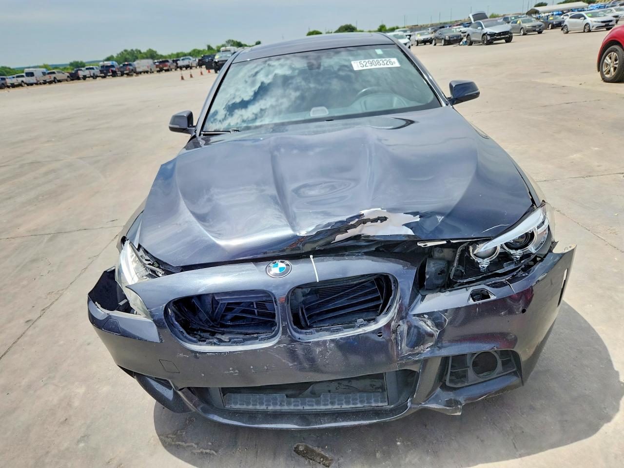 2015 Bmw 550 I Charcoal vin: WBAKN9C55FD961116