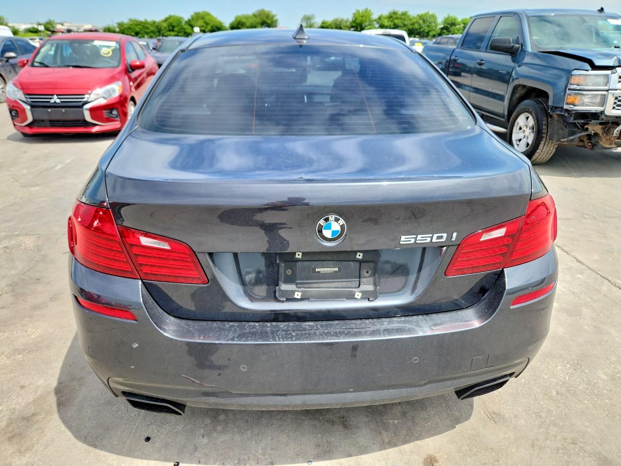2015 Bmw 550 I Charcoal vin: WBAKN9C55FD961116