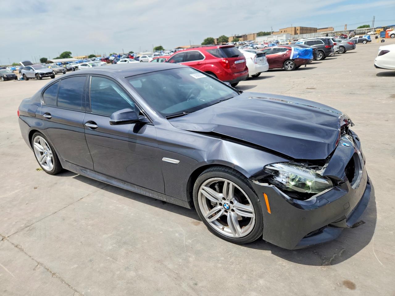 2015 Bmw 550 I Charcoal vin: WBAKN9C55FD961116