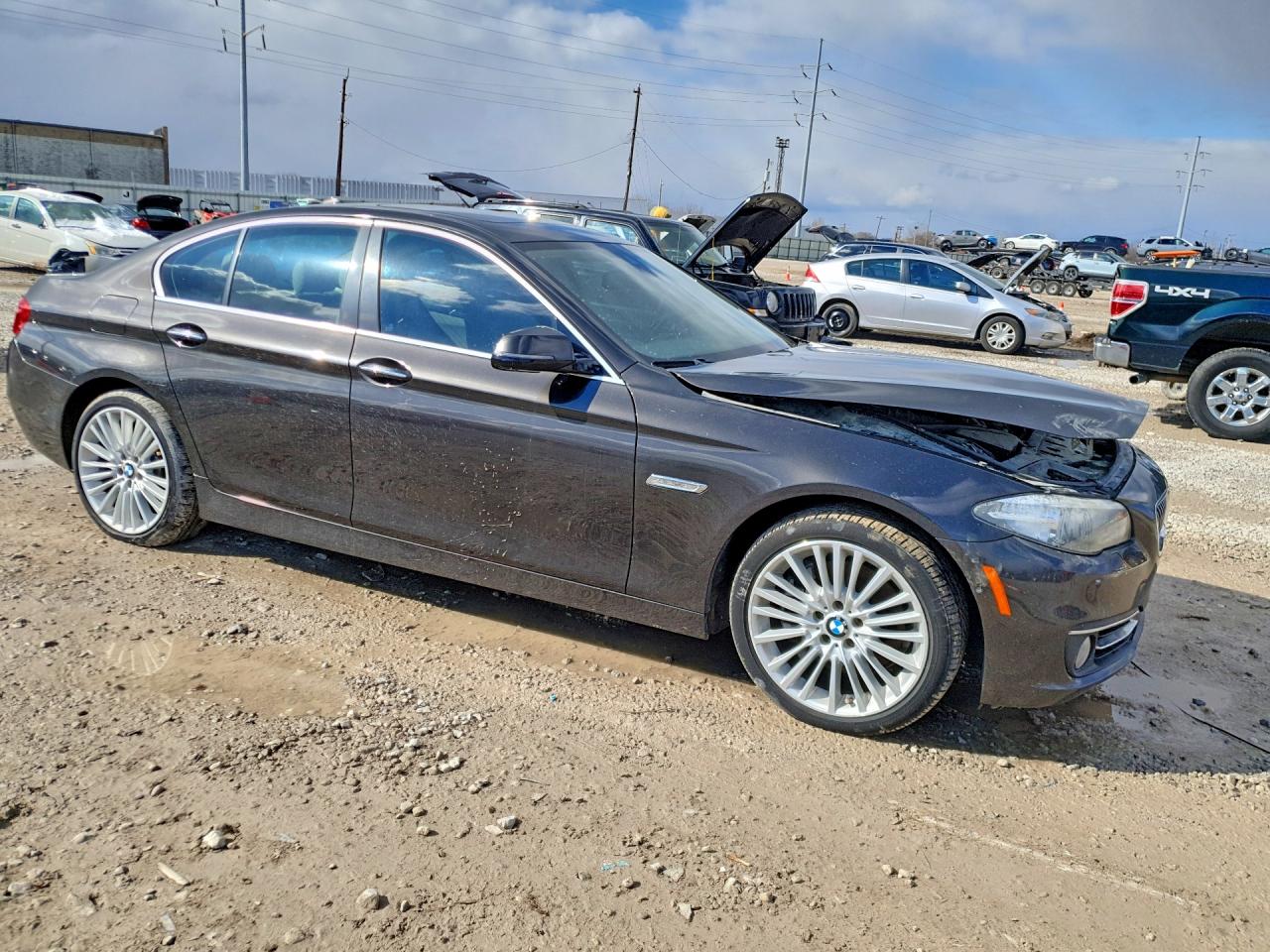 2014 Bmw 550 I Black vin: WBAKN9C57ED000581