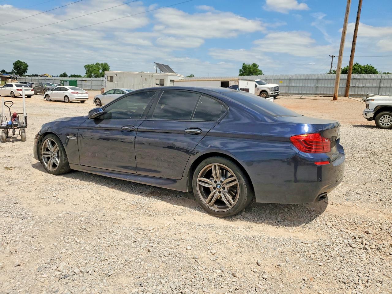 2014 Bmw 550 I Blue vin: WBAKN9C57ED682202