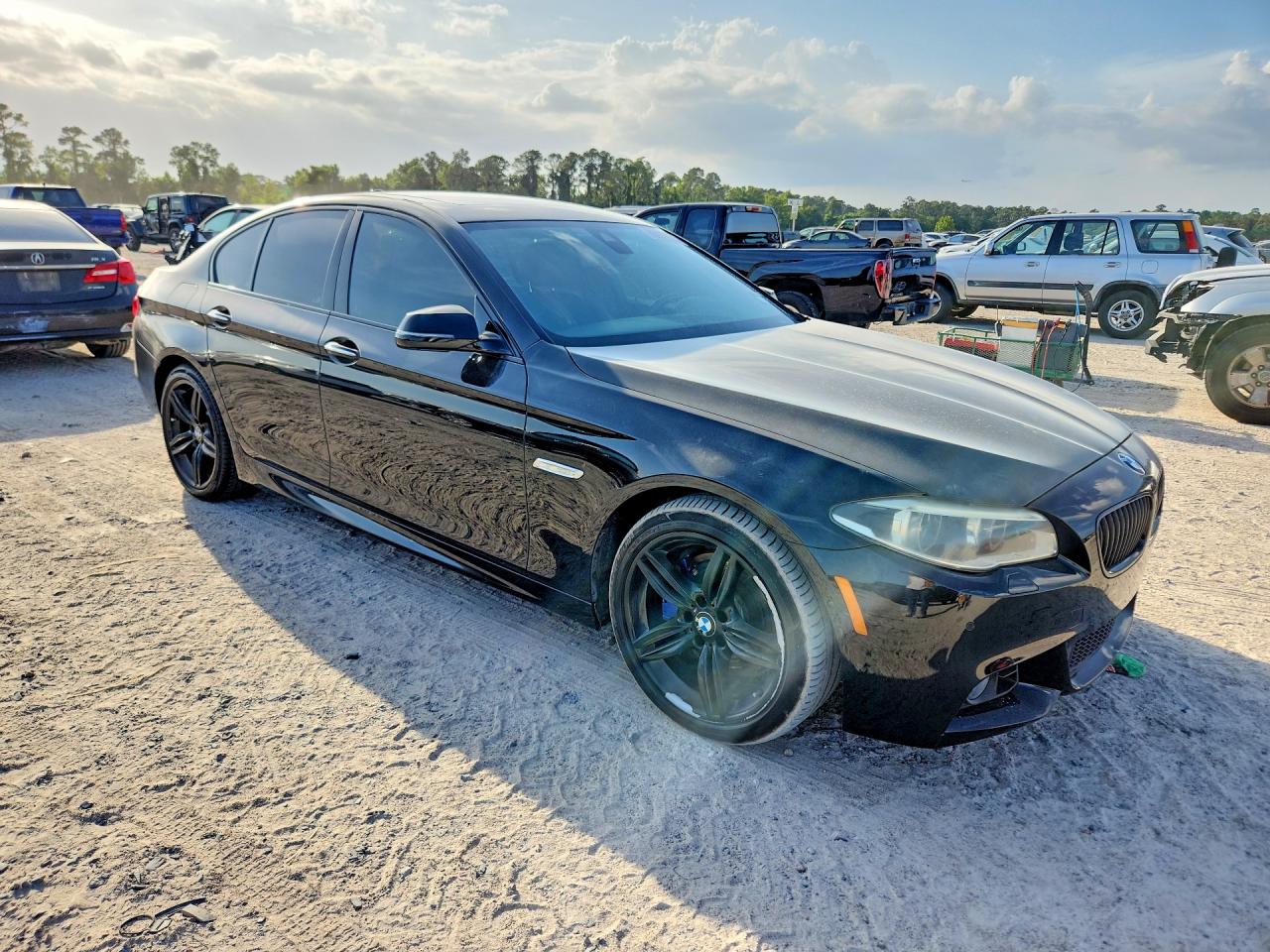 2015 Bmw 550 I Black vin: WBAKN9C58FD961322
