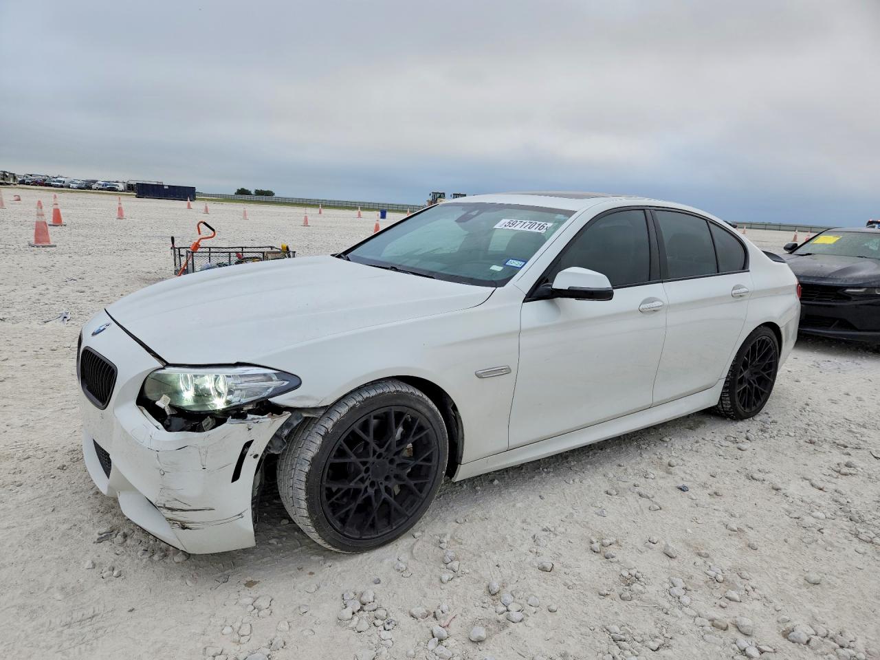 2015 Bmw 550 I White vin: WBAKN9C59FD960843