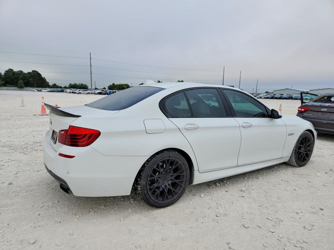 2015 Bmw 550 I White vin: WBAKN9C59FD960843