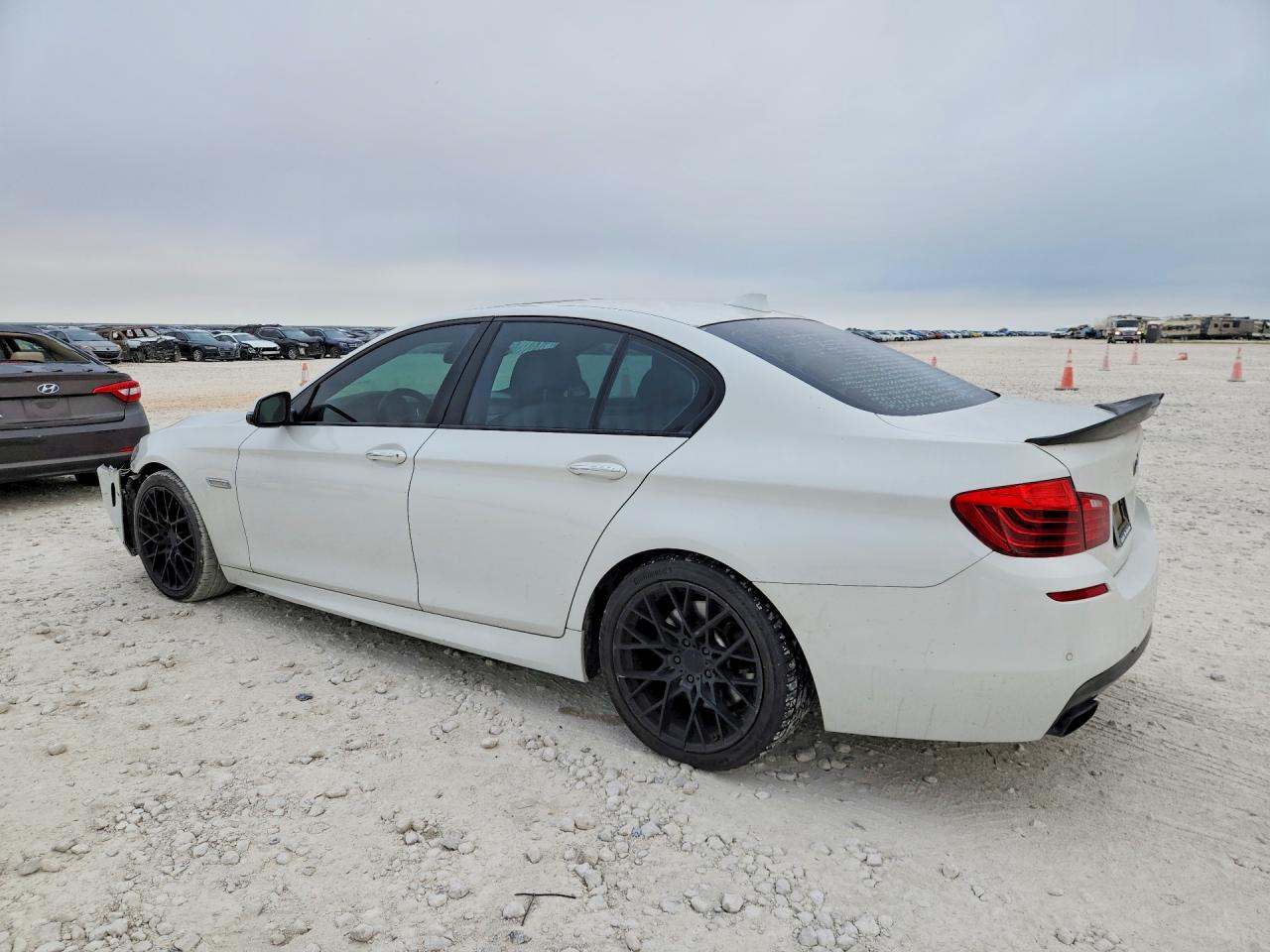 2015 Bmw 550 I White vin: WBAKN9C59FD960843